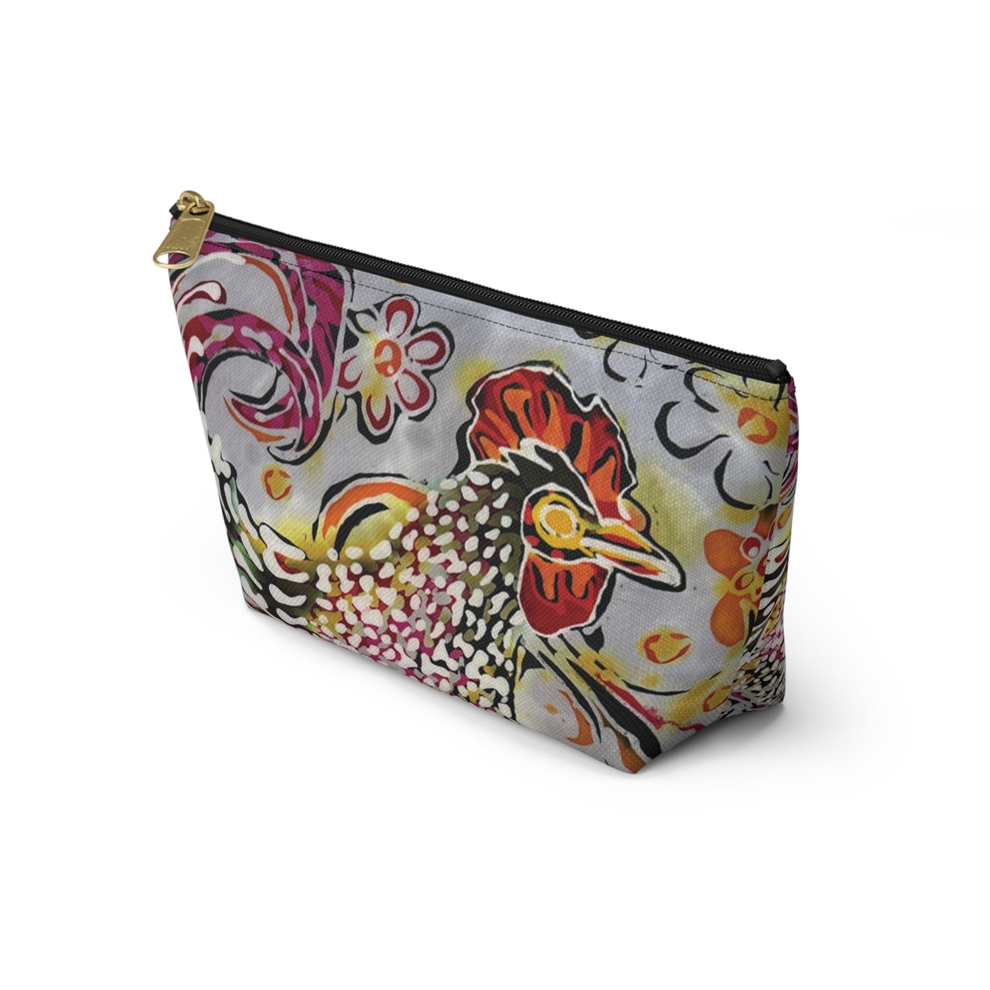 “Artful Carry: Brigg Evans Serti-Batik Pouches & Clutches” - Rooster