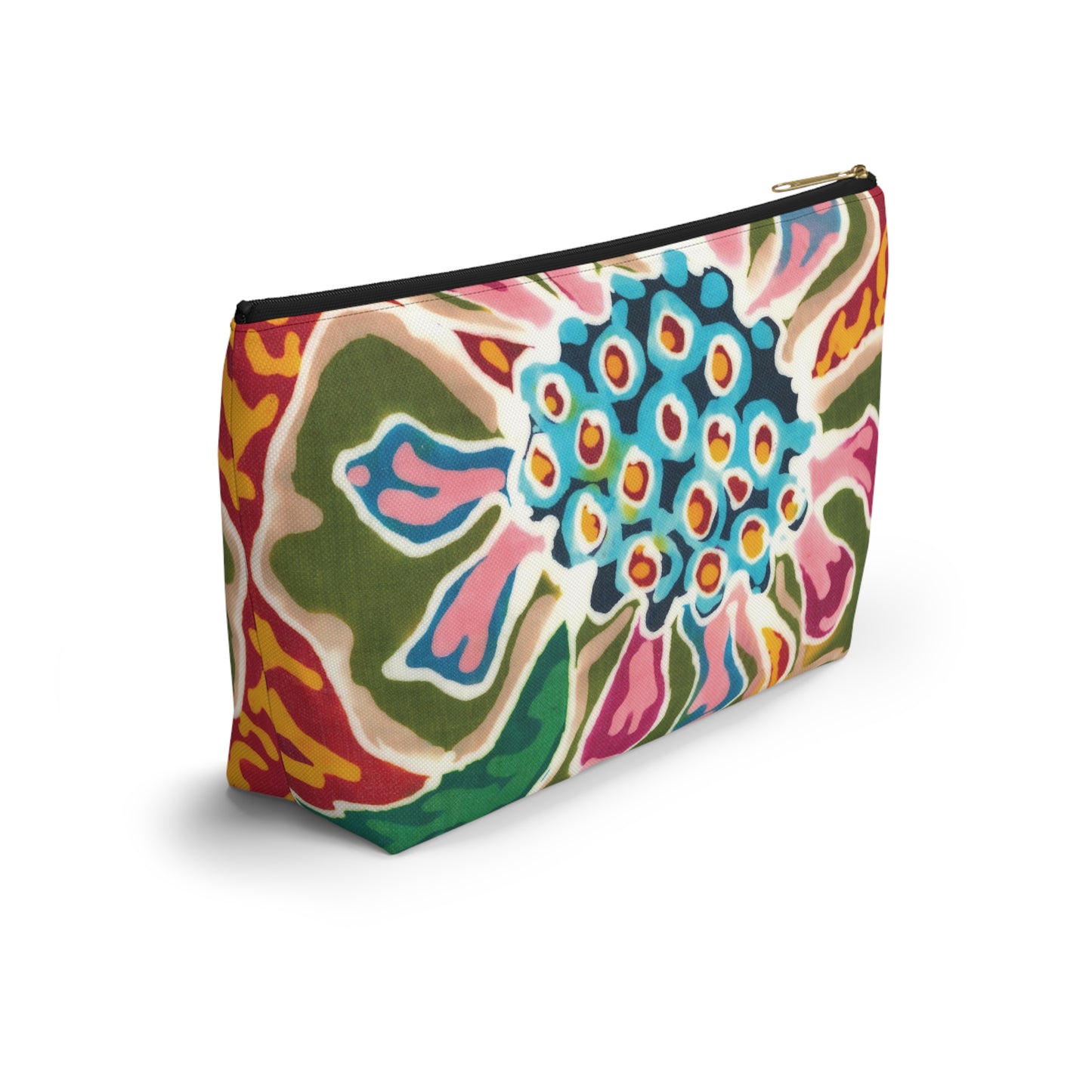 “Artful Carry: Brigg Evans Serti-Batik Pouches & Clutches” - Brigg's Flower