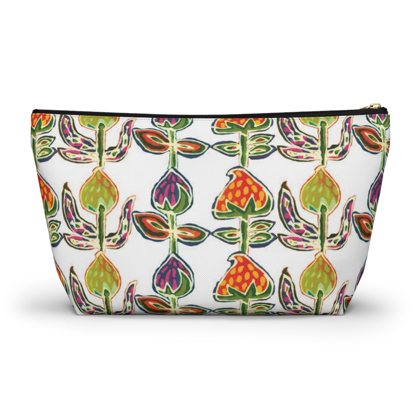 Brigg Evans Batik Tulips - Accessory Pouch w T-bottom