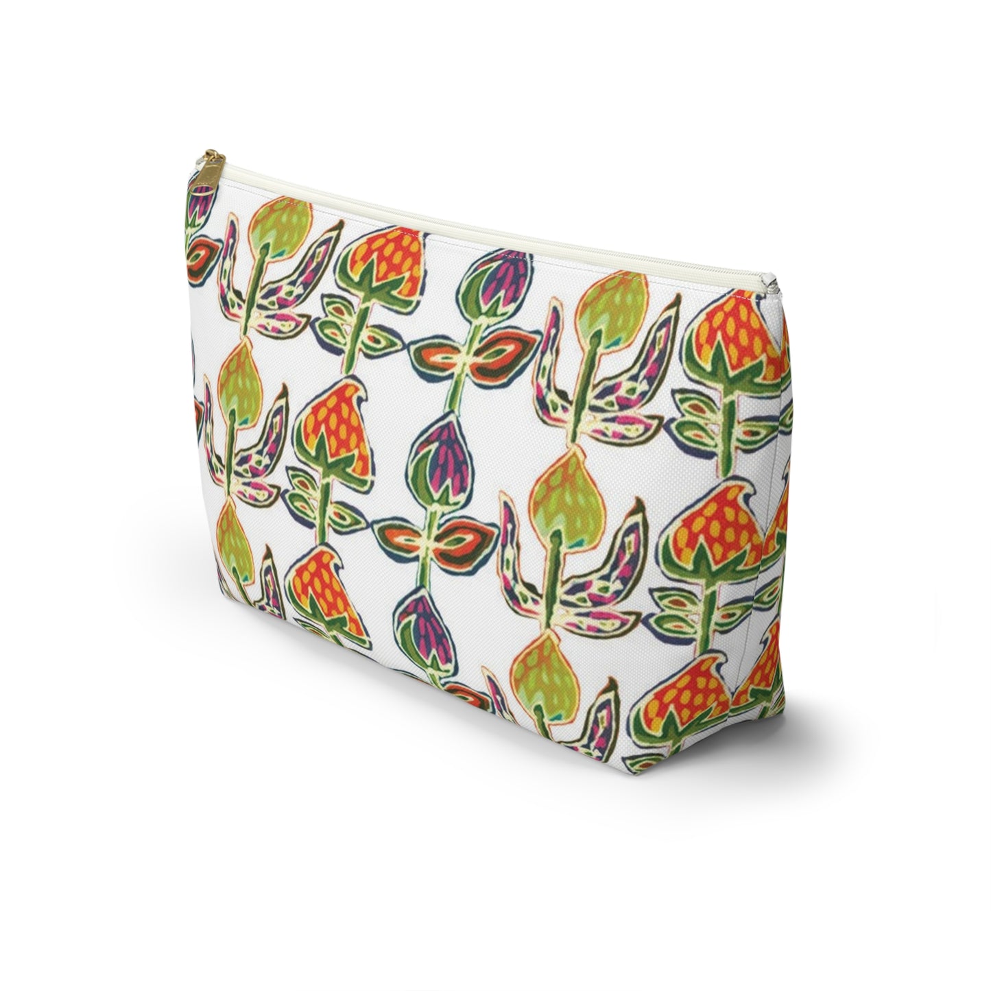 “Artful Carry: Brigg Evans Serti-Batik Pouches & Clutches” - Tulips