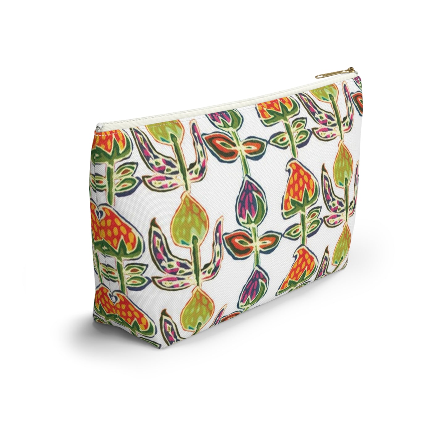 Brigg Evans Batik Tulips - Accessory Pouch w T-bottom