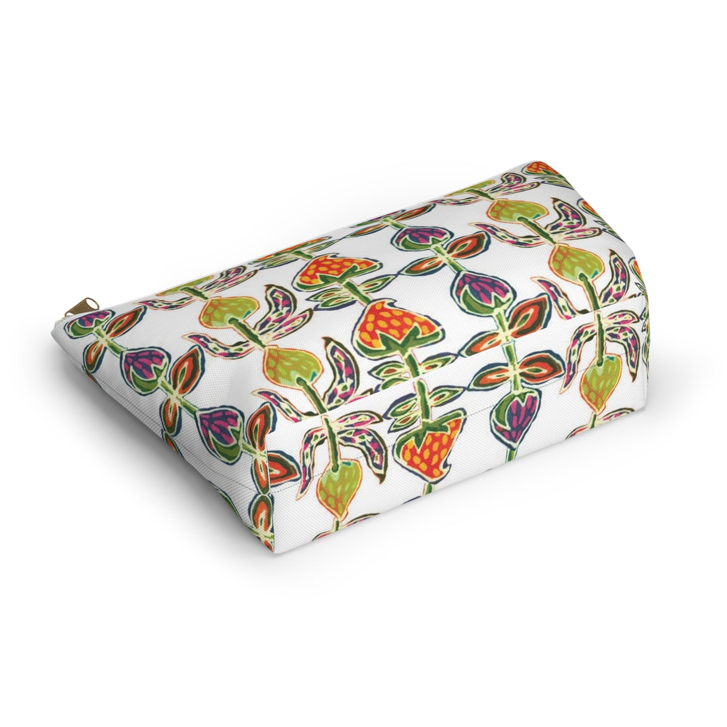 “Artful Carry: Brigg Evans Serti-Batik Pouches & Clutches” - Tulips
