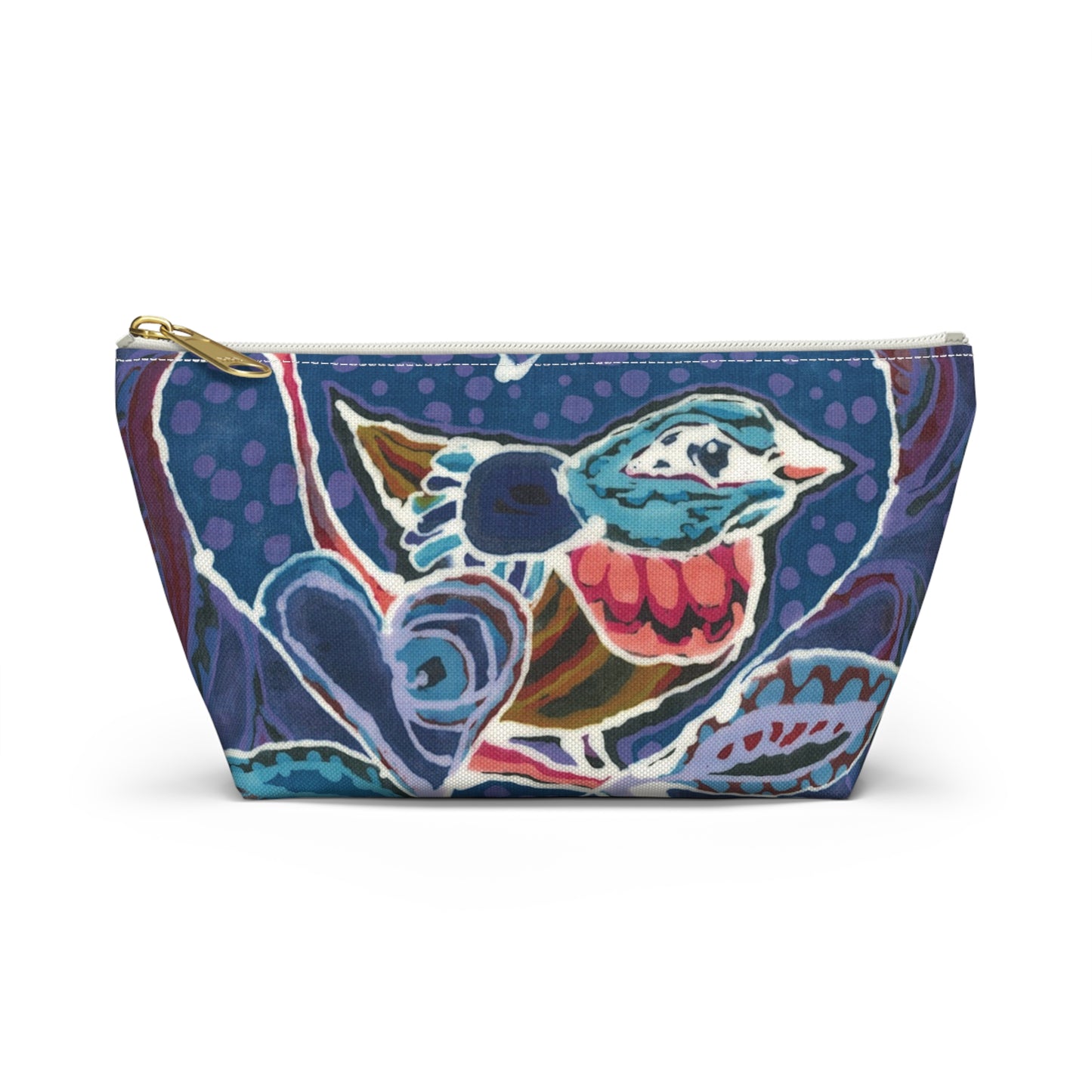 “Artful Carry: Brigg Evans Serti-Batik Pouches & Clutches” - Love Bird