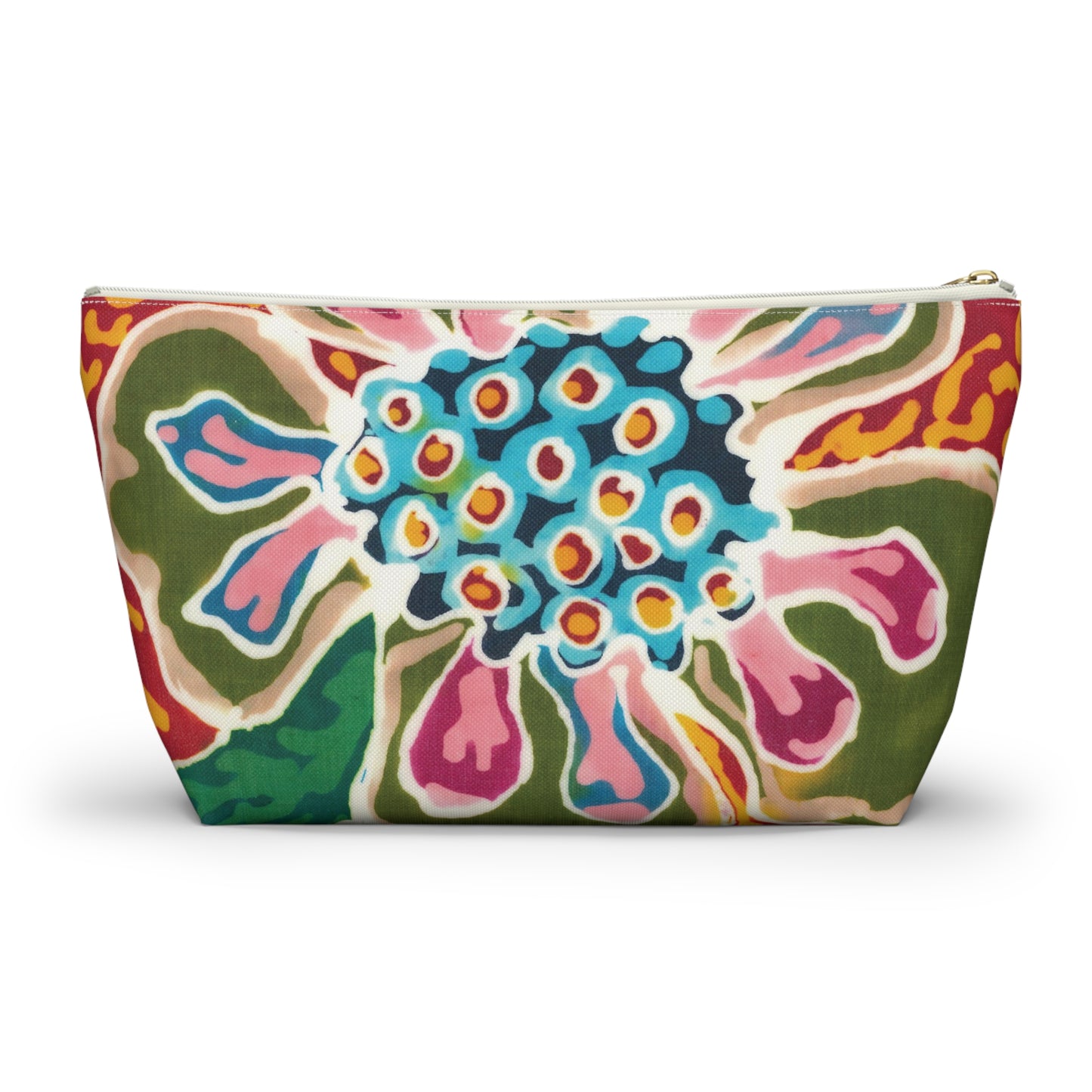 “Artful Carry: Brigg Evans Serti-Batik Pouches & Clutches” - Brigg's Flower