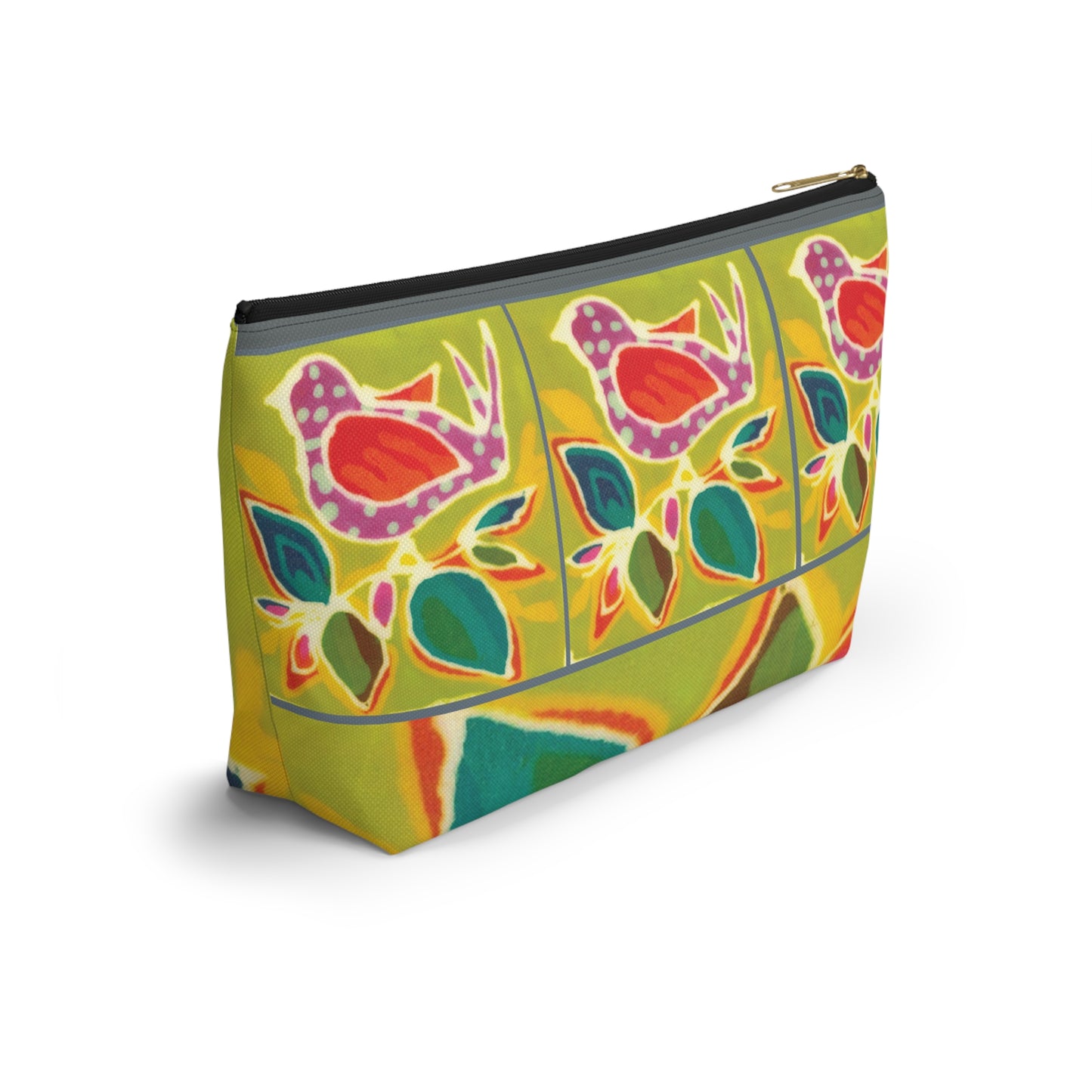 Brigg Evans Batik Design Bird - Accessory Pouch w T-bottom