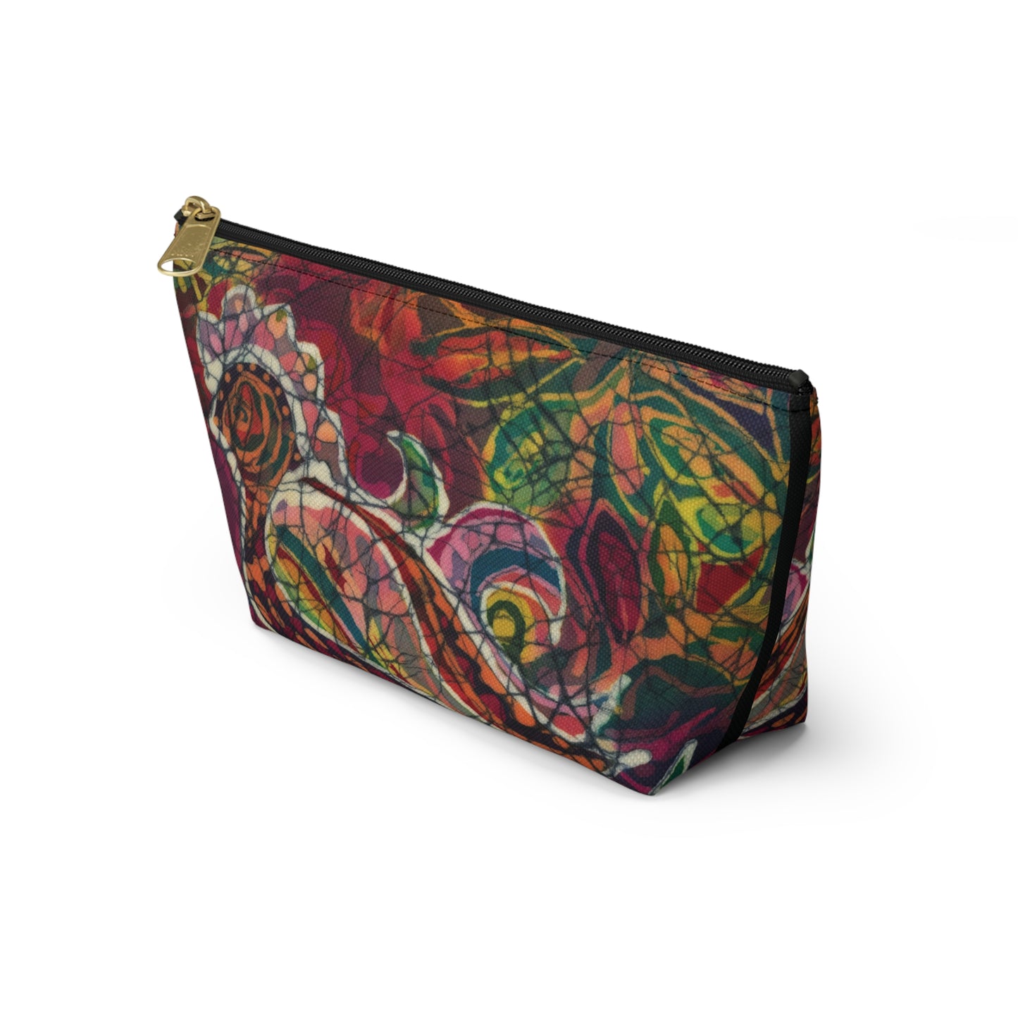 Brigg Evans Batik Design "Partridge"- Accessory Pouch w T-bottom