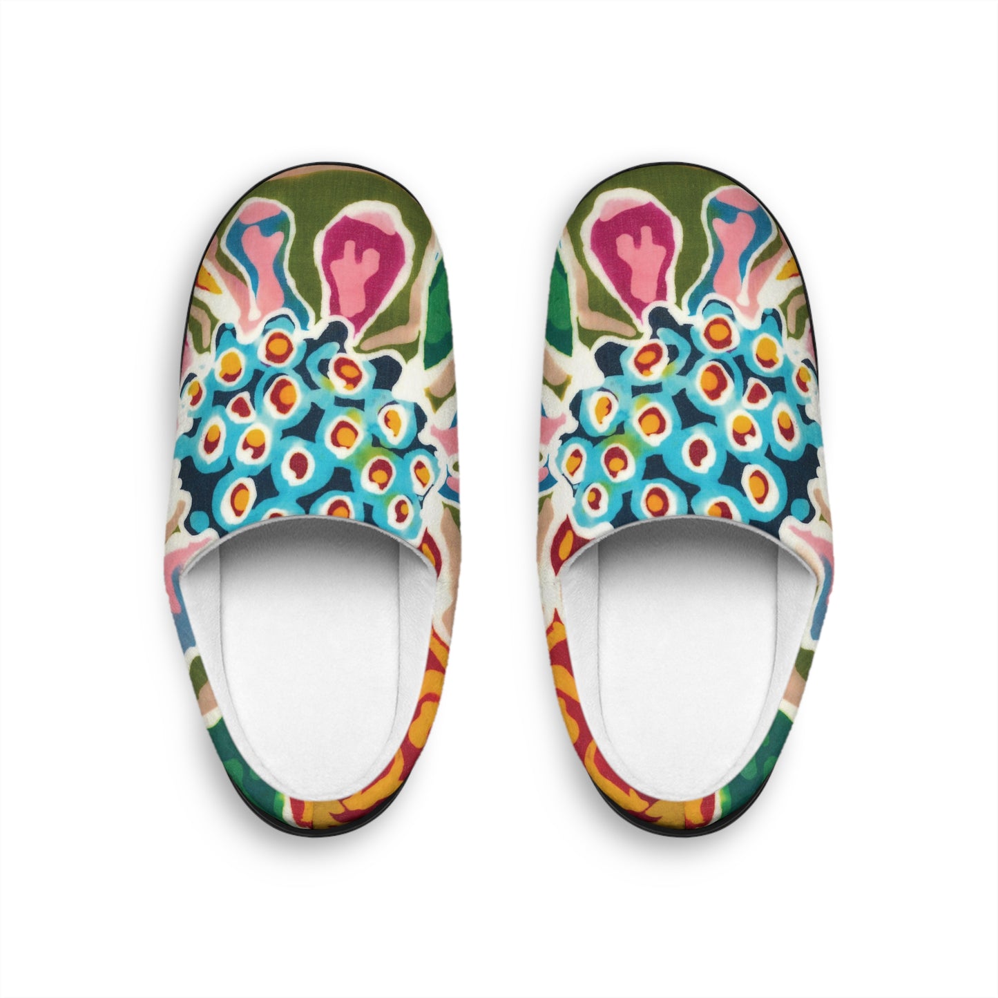 Brigg Evans Batik Design Slippers - Brigg's Flower