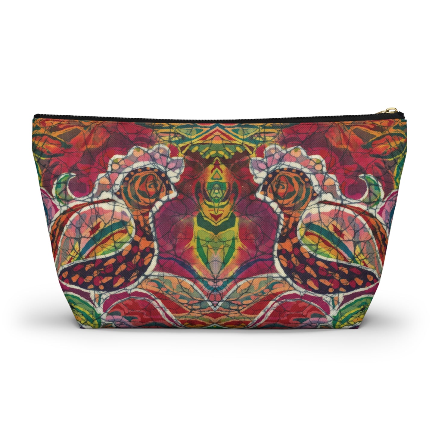 Brigg Evans Batik Design "Partridge"- Accessory Pouch w T-bottom