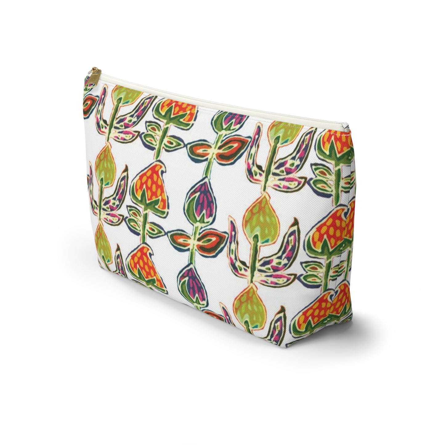 Brigg Evans Batik Tulips - Accessory Pouch w T-bottom