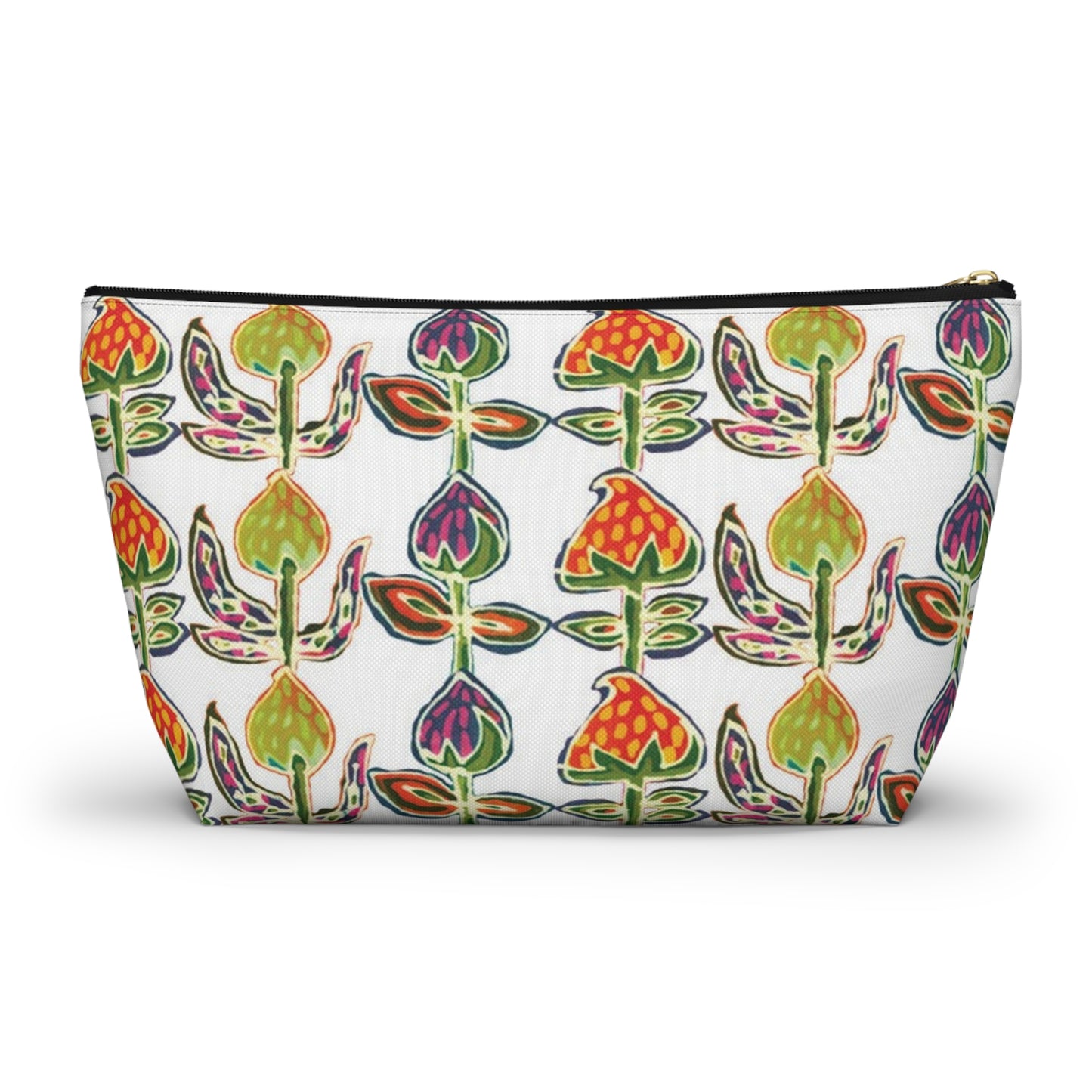 “Artful Carry: Brigg Evans Serti-Batik Pouches & Clutches” - Tulips