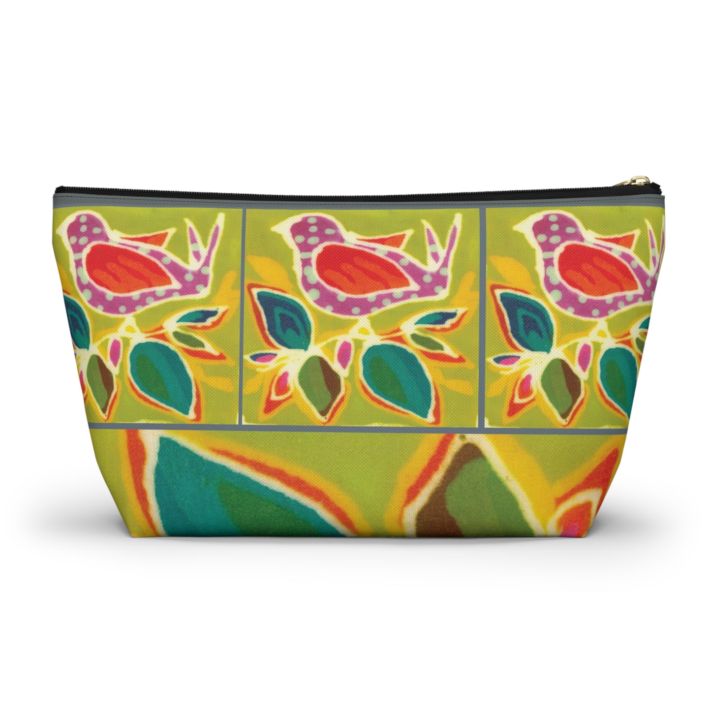 Brigg Evans Batik Design Bird - Accessory Pouch w T-bottom