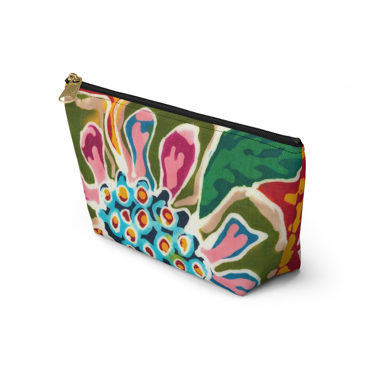 Brigg Evans Batik Design Brigg's Flower - Accessory Pouch w T-bottom