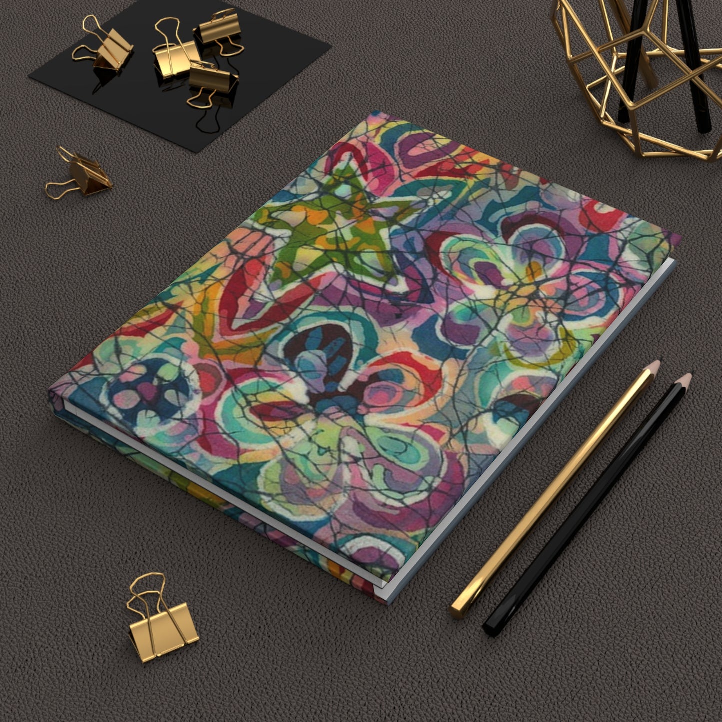 Brigg Evans Design Hardcover Journal Matte - Kaleidoscope