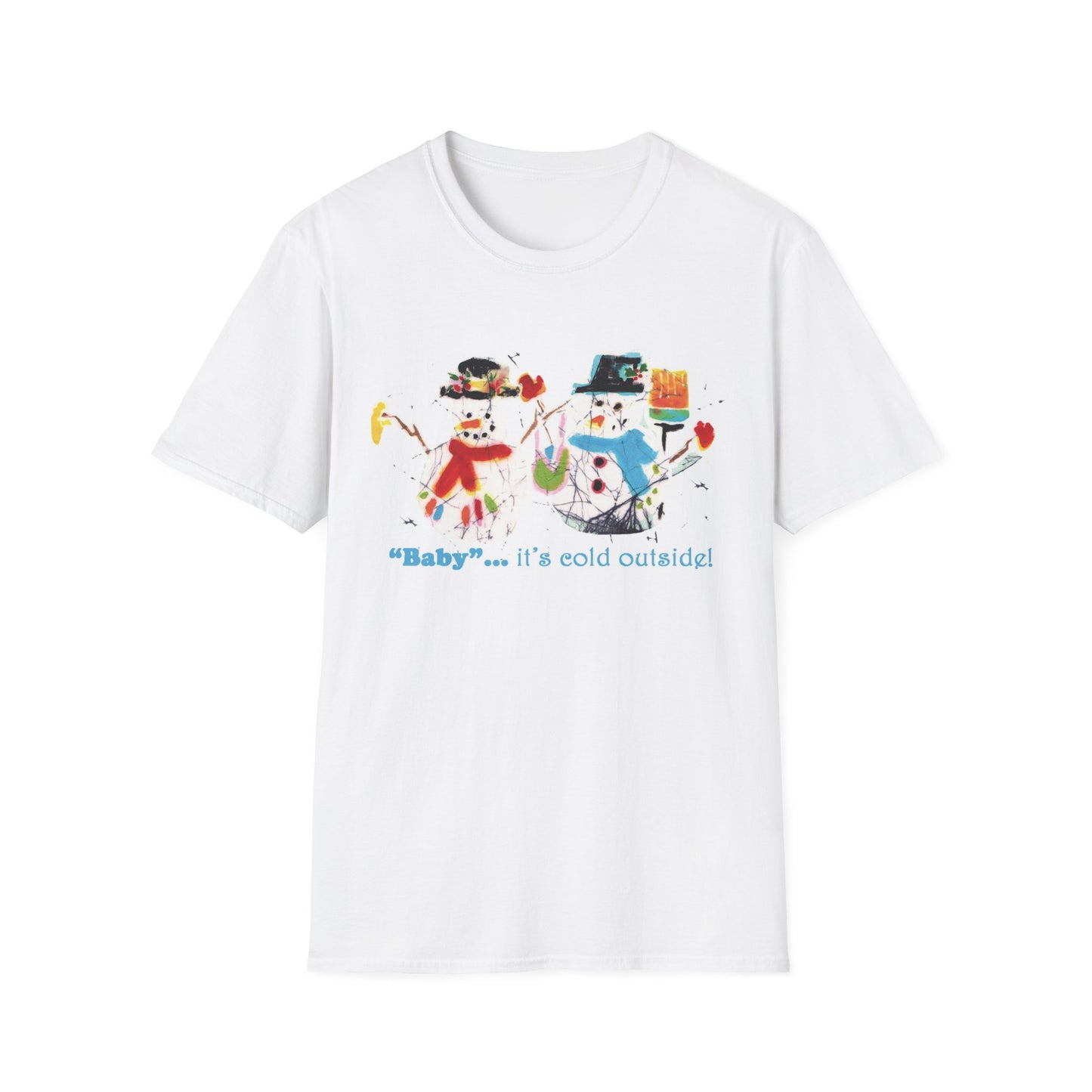 “Baby, It’s Cold Outside! Lightweight Short Sleeve Holiday Tee | Brigg Evans Design”