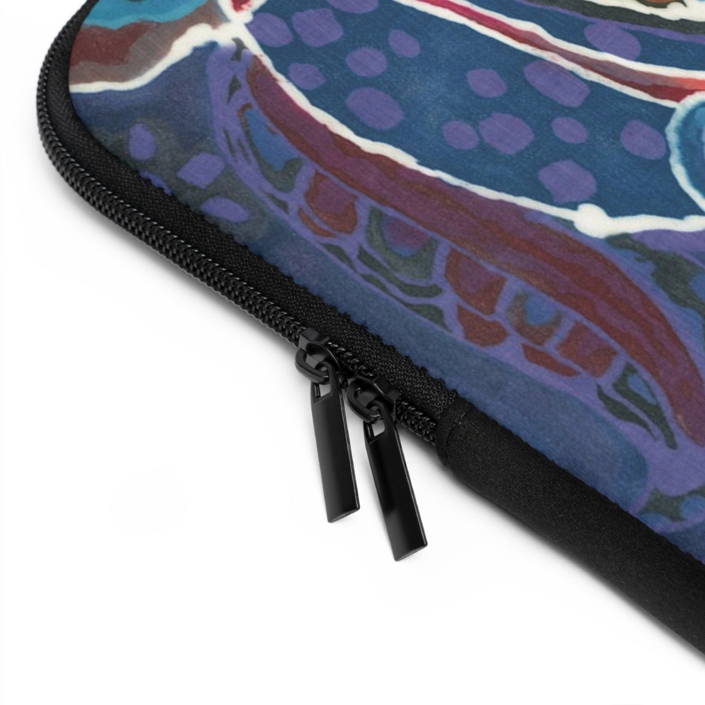 "Art Meets Tech: 13 inch " Serti Batik Laptop Sleeve" - Love Bird