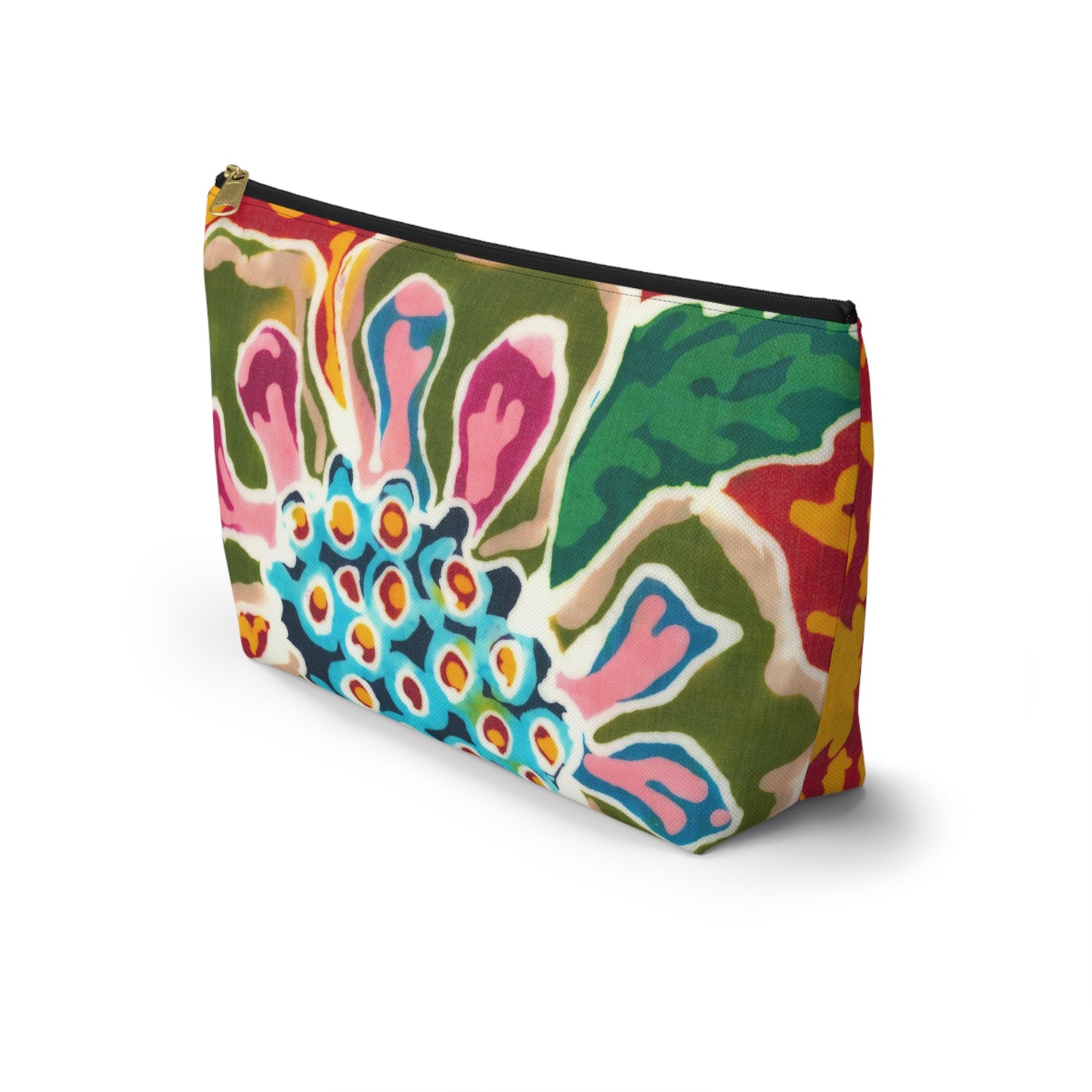 Brigg Evans Batik Design Brigg's Flower - Accessory Pouch w T-bottom