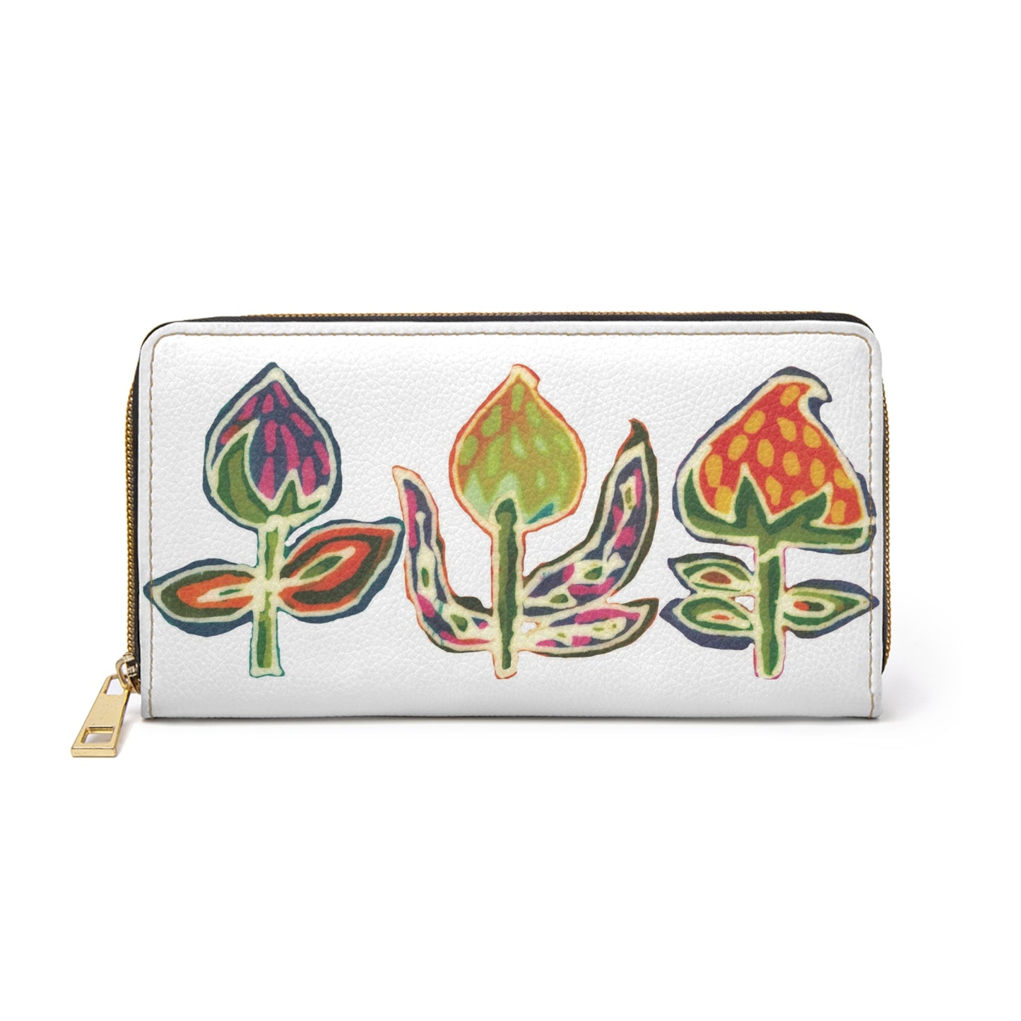 Tulips Zipper Wallet by Brigg Evans Design