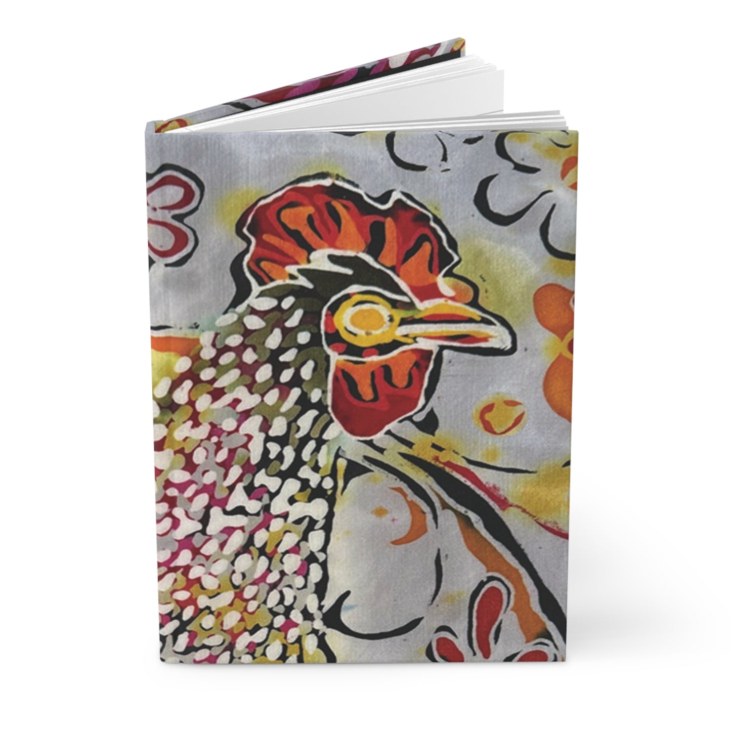 "Chicken with a Swirl"  Brigg Evans Design - Hardcover Journal Matte