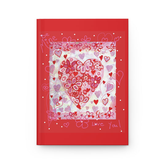 Brigg Evans Design Hardcover Journal Matte - Be My Valentine