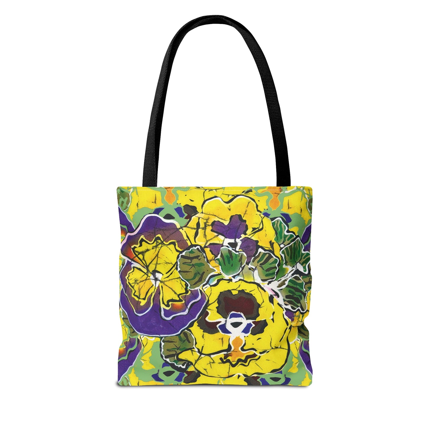 "Pansy Patch" by Brigg Evans Design - Tote Bag (AOP)