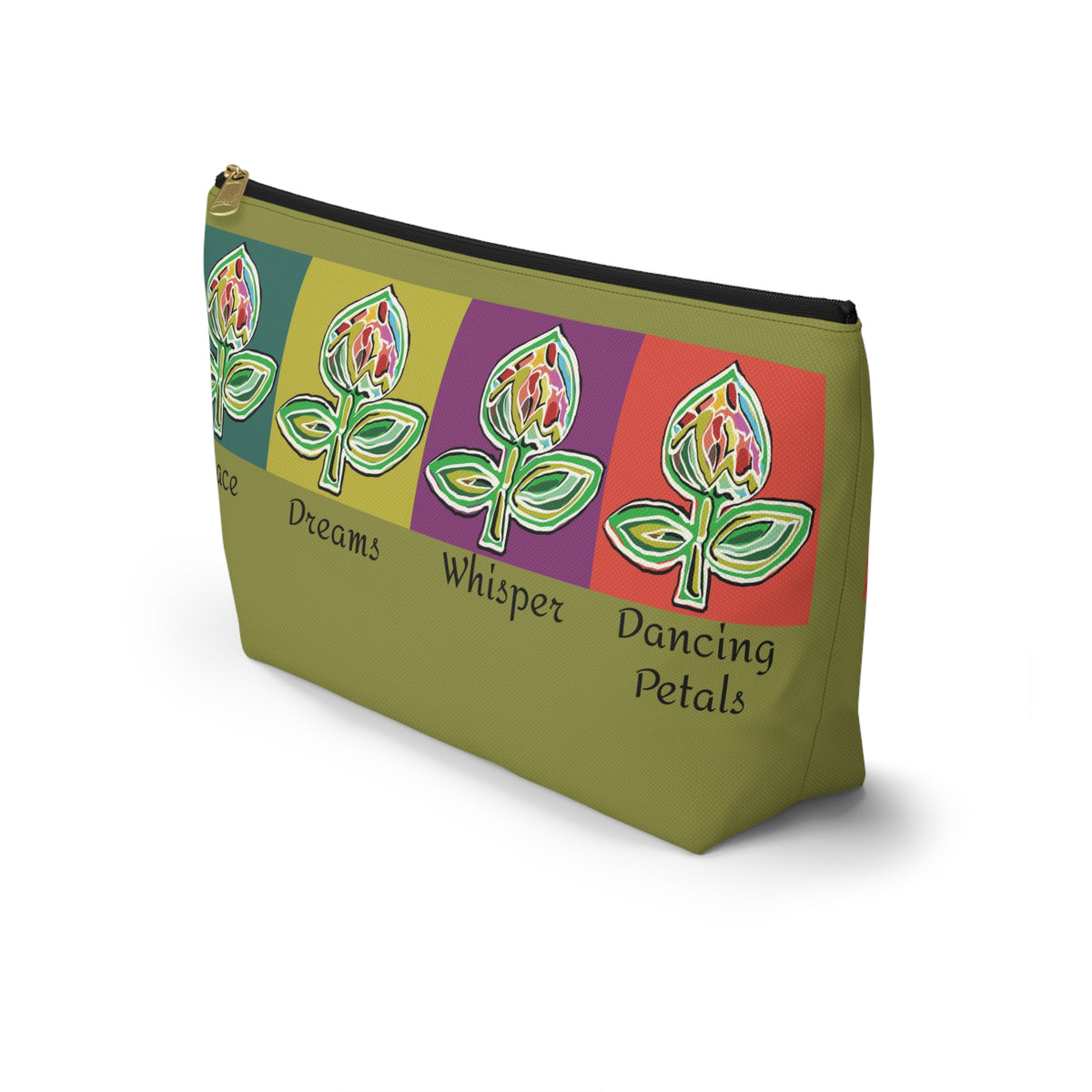 “Artful Carry: Brigg Evans Serti-Batik Pouches & Clutches” - Petals