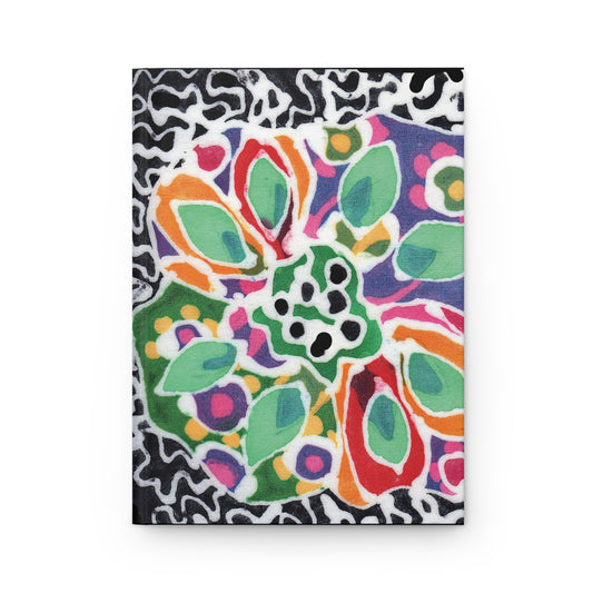Brigg Evans Design - Swirl Flower - Hardcover Journal Matte