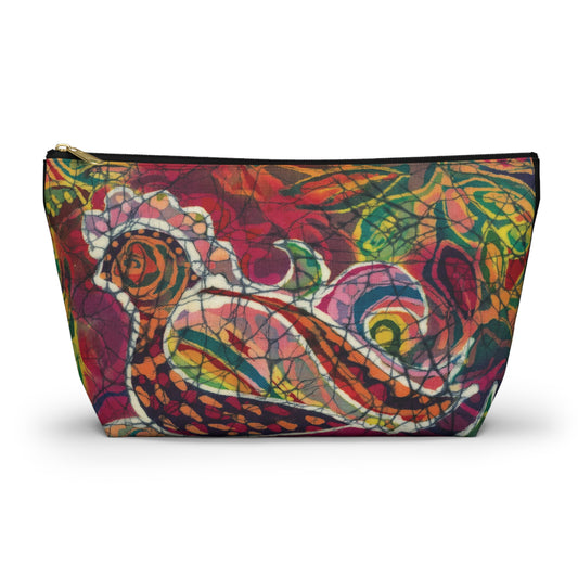 “Artful Carry: Brigg Evans Serti-Batik Pouches & Clutches” - Partridge