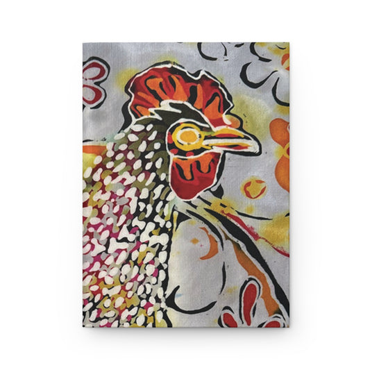 "Chicken with a Swirl"  Brigg Evans Design - Hardcover Journal Matte