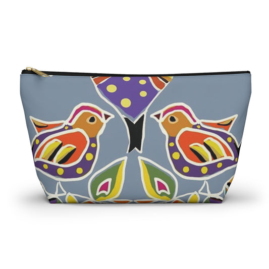 “Artful Carry: Brigg Evans Serti-Batik Pouches & Clutches” - Birdies