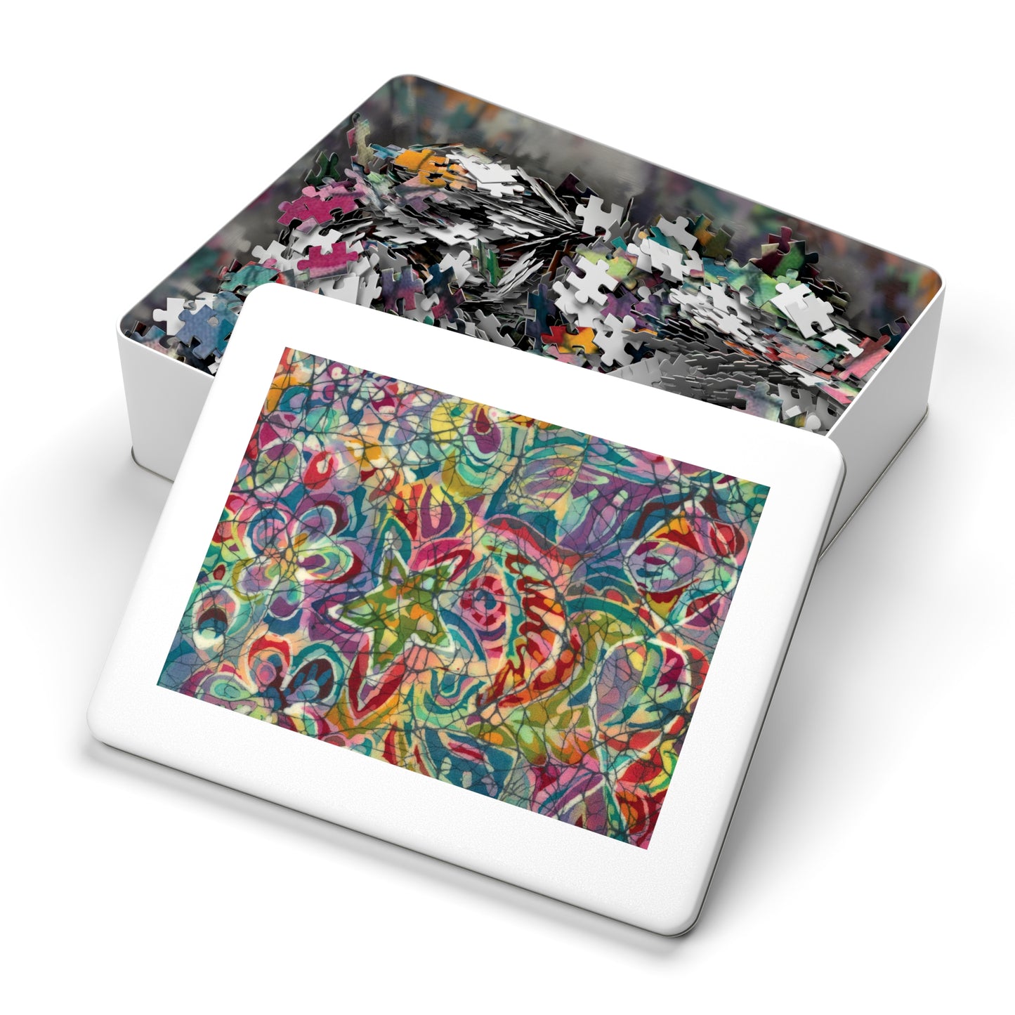 Kaleidoscope 2000 pcs Jigsaw Puzzle with Tin