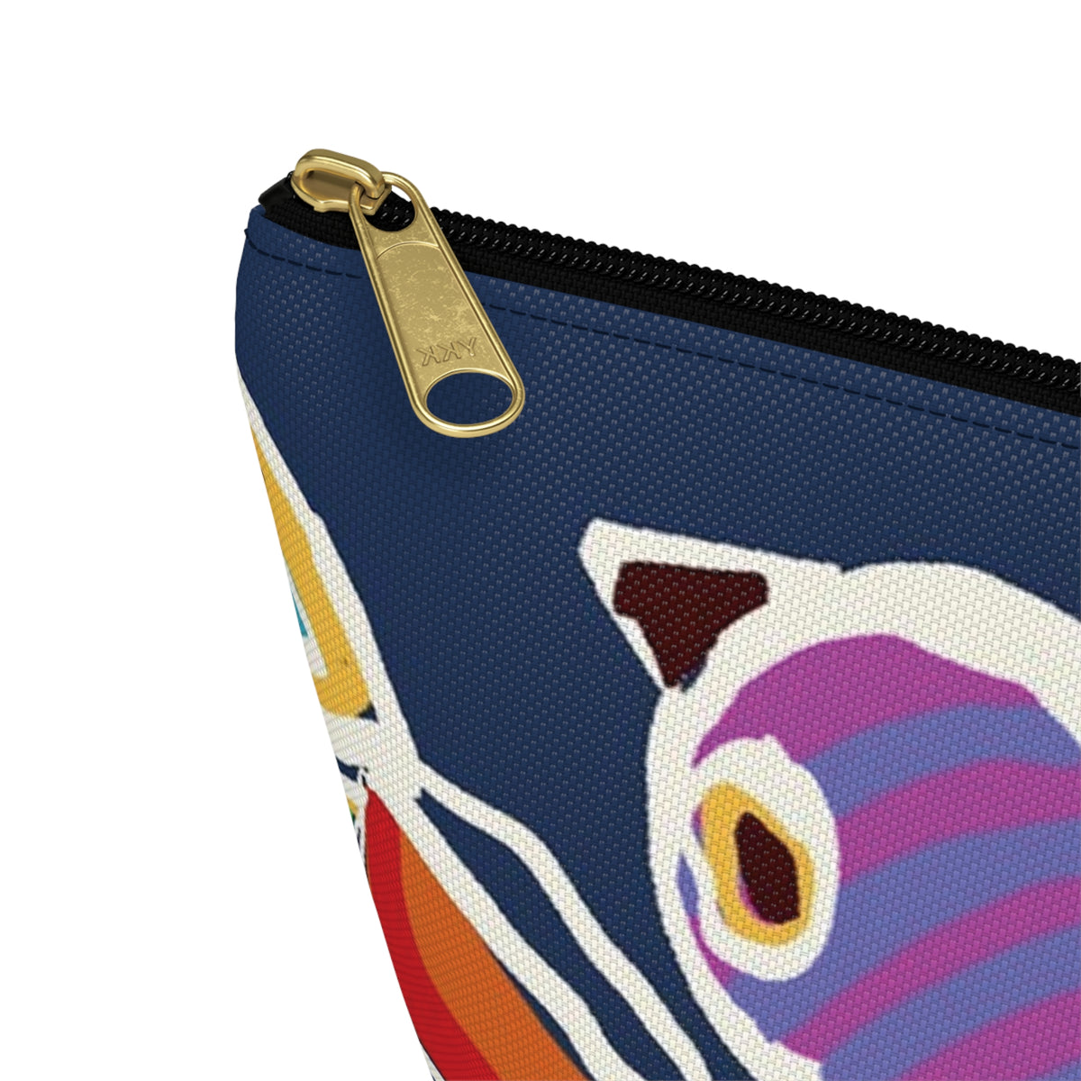 “Artful Carry: Brigg Evans Serti-Batik Pouches & Clutches” - Birdie Perching