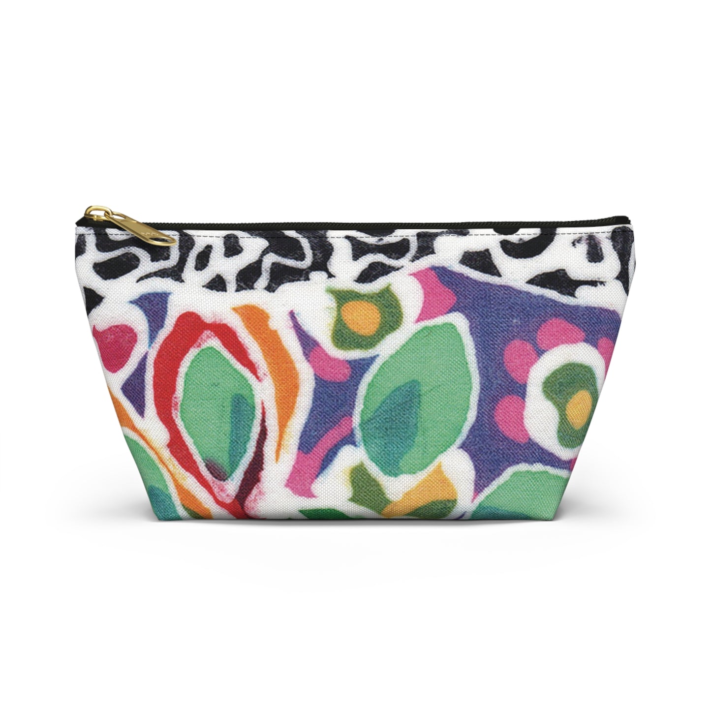 Brigg Evans Batik Design Swirl Flower- Accessory Pouch w T-bottom