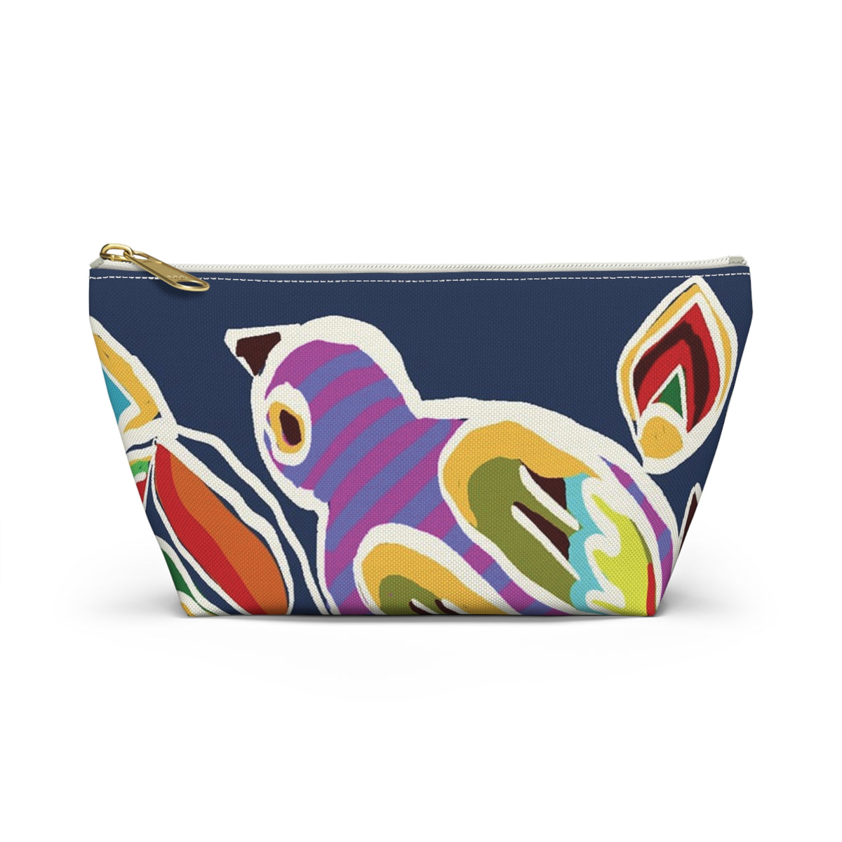 “Artful Carry: Brigg Evans Serti-Batik Pouches & Clutches” - Birdie Perching