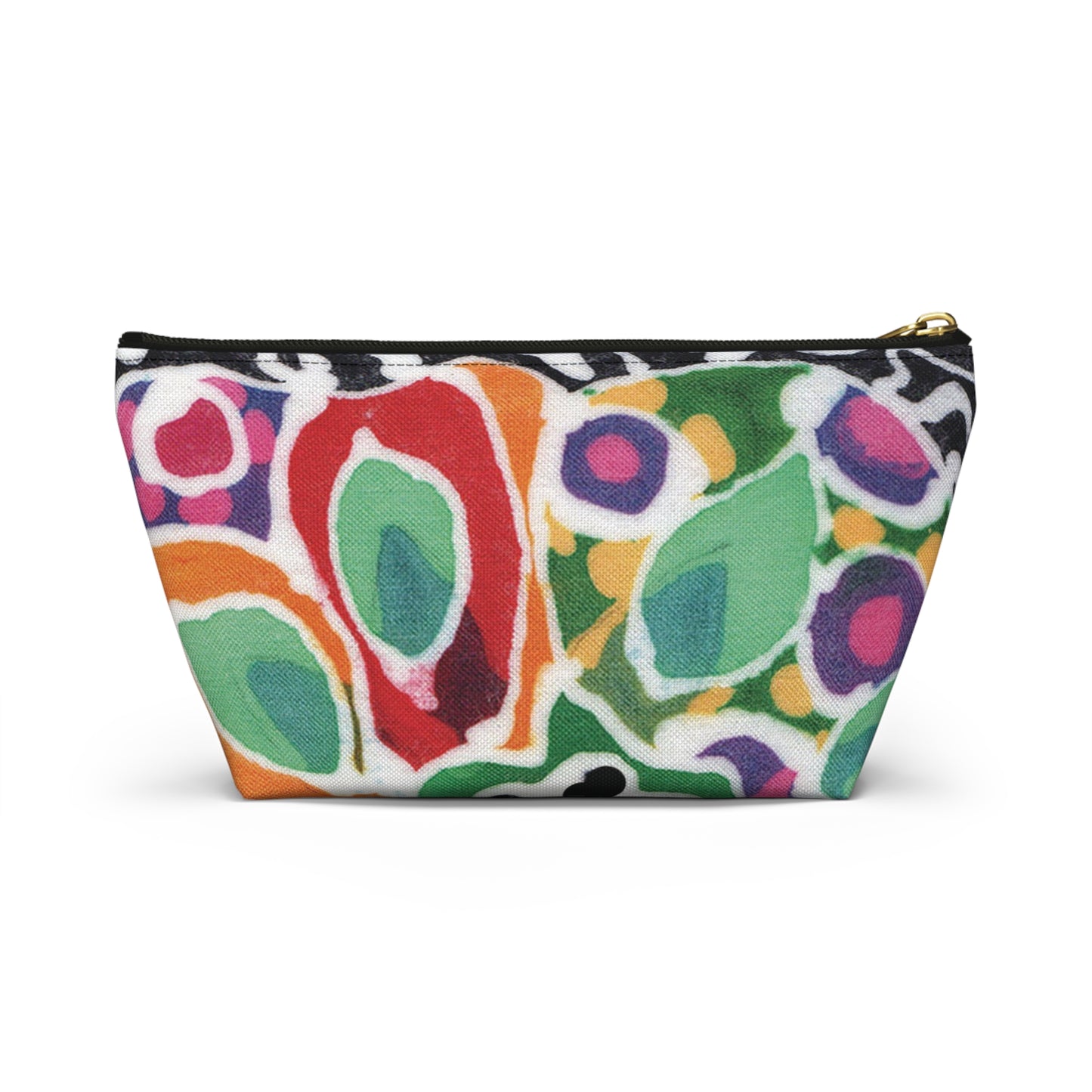 Brigg Evans Batik Design Swirl Flower- Accessory Pouch w T-bottom