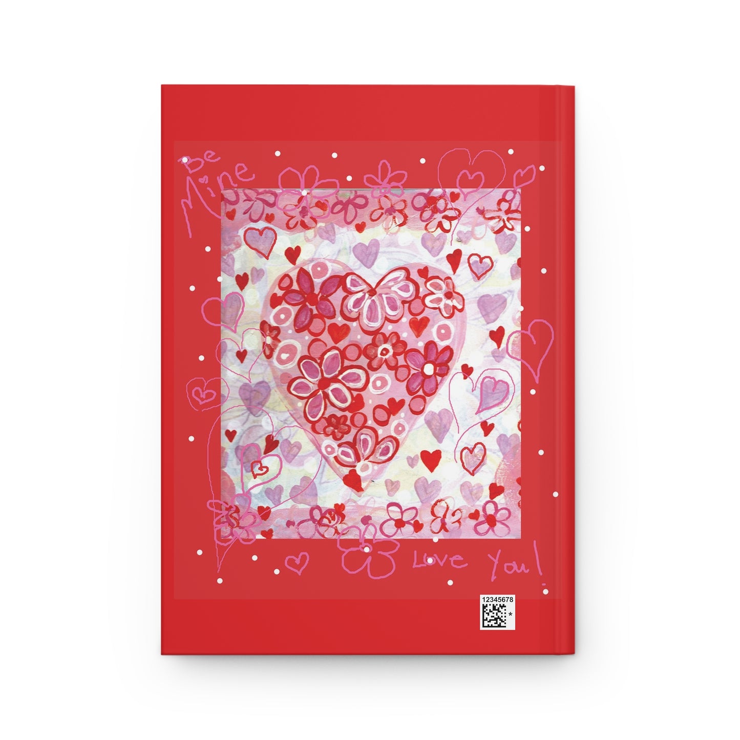 Brigg Evans Design Hardcover Journal Matte - Be My Valentine