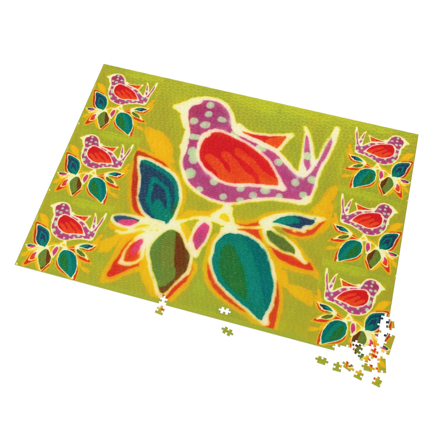 Pretty Birds 2000 pcs Jigsaw Puzzle with Tin