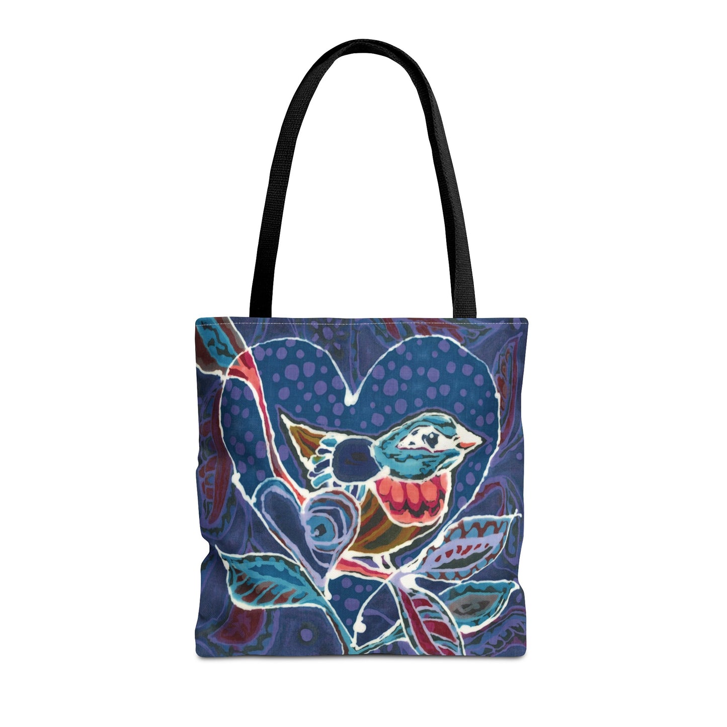 "Love Bird Blue" by Brigg Evans Design - Tote Bag (AOP)