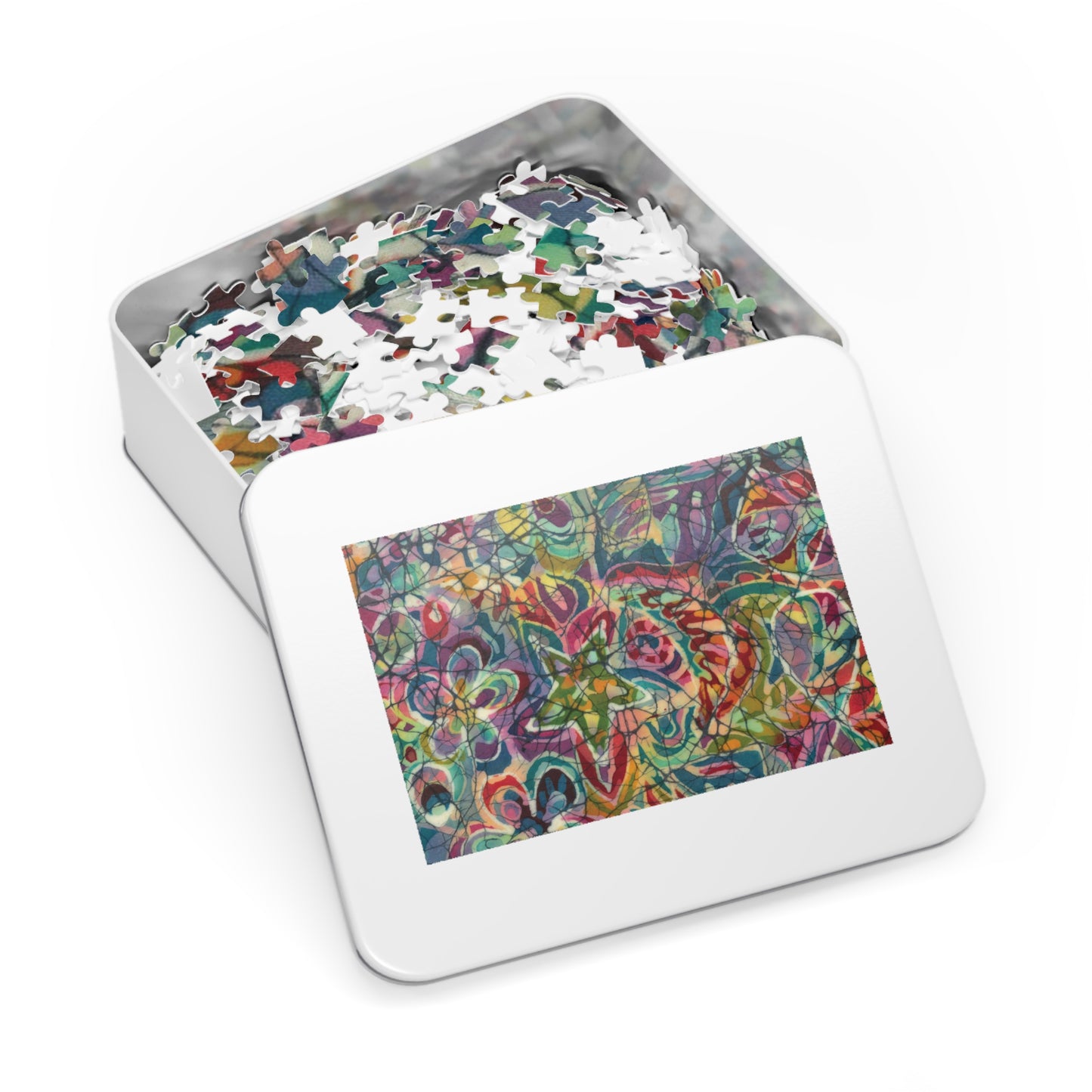 Kaleidoscope 1000 pcs Jigsaw Puzzle with Tin