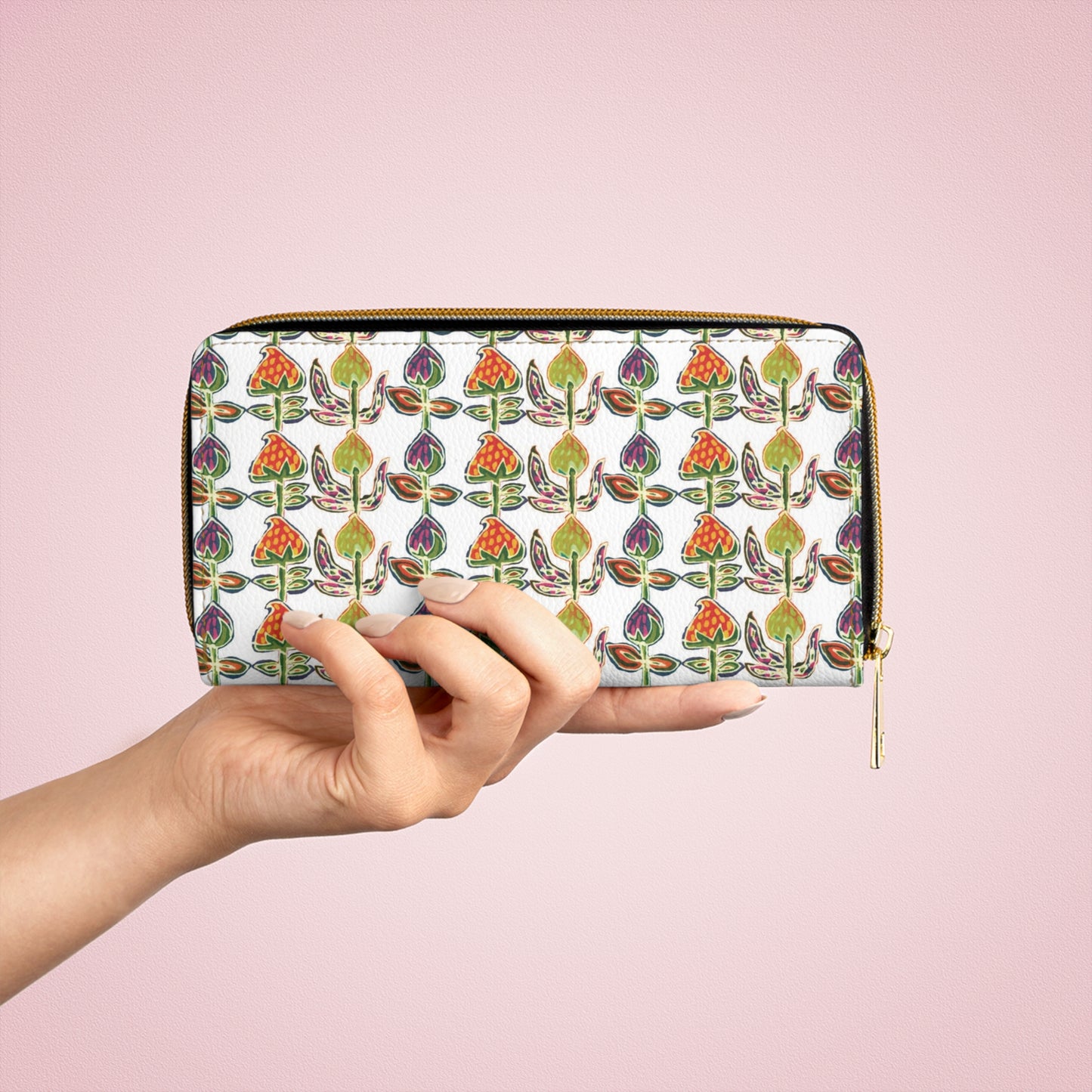 Tulips Zipper Wallet by Brigg Evans Design