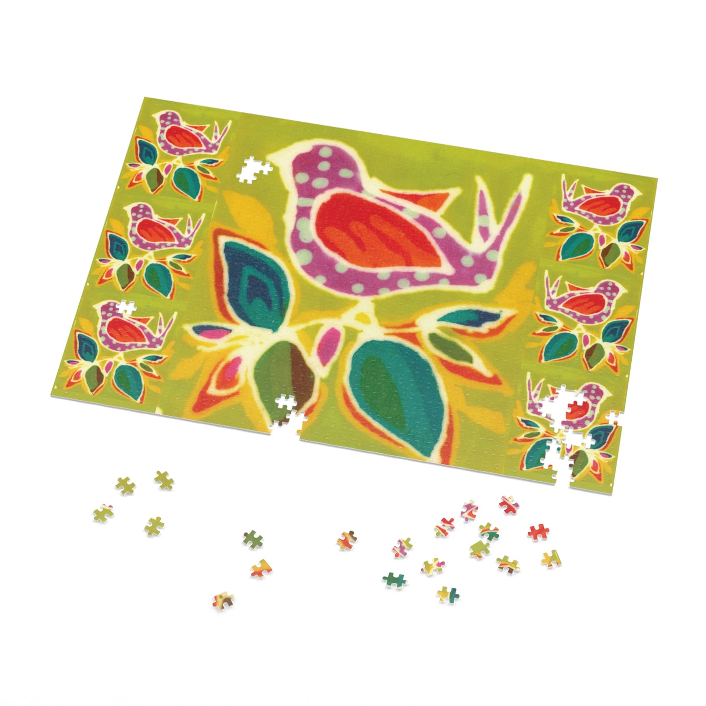 Pretty Birds 1000 pcs Jigsaw Puzzle with Tin
