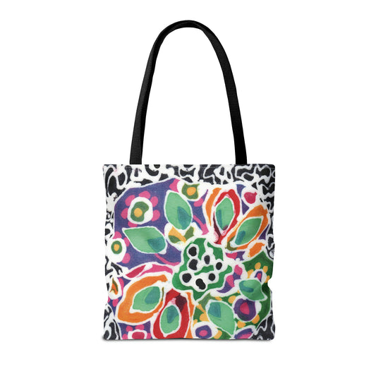 "Swirl Flower" by Brigg Evans Design - Tote Bag (AOP)