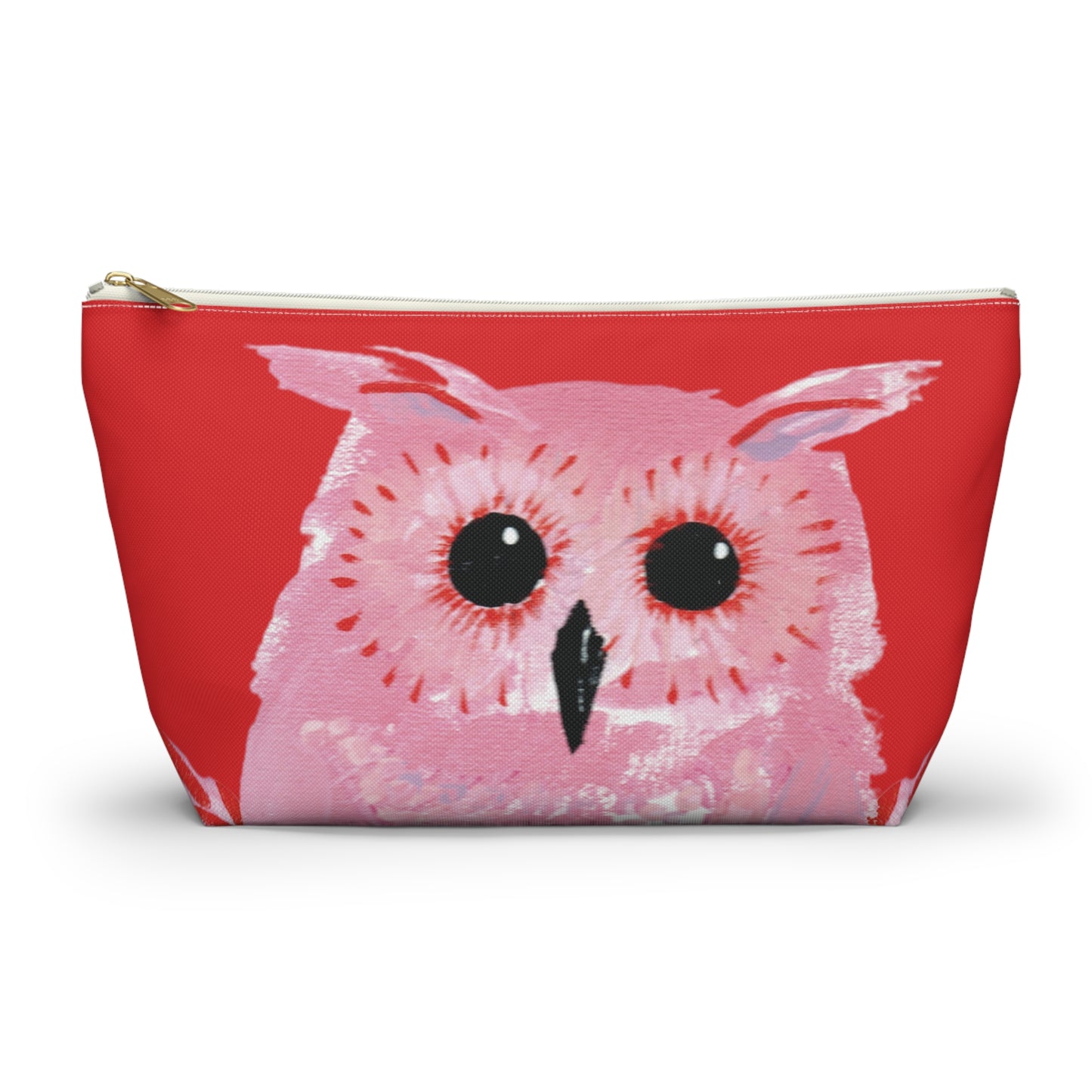 "HOOTS" by Brigg Evans Design, Accessory Pouch w T-bottom