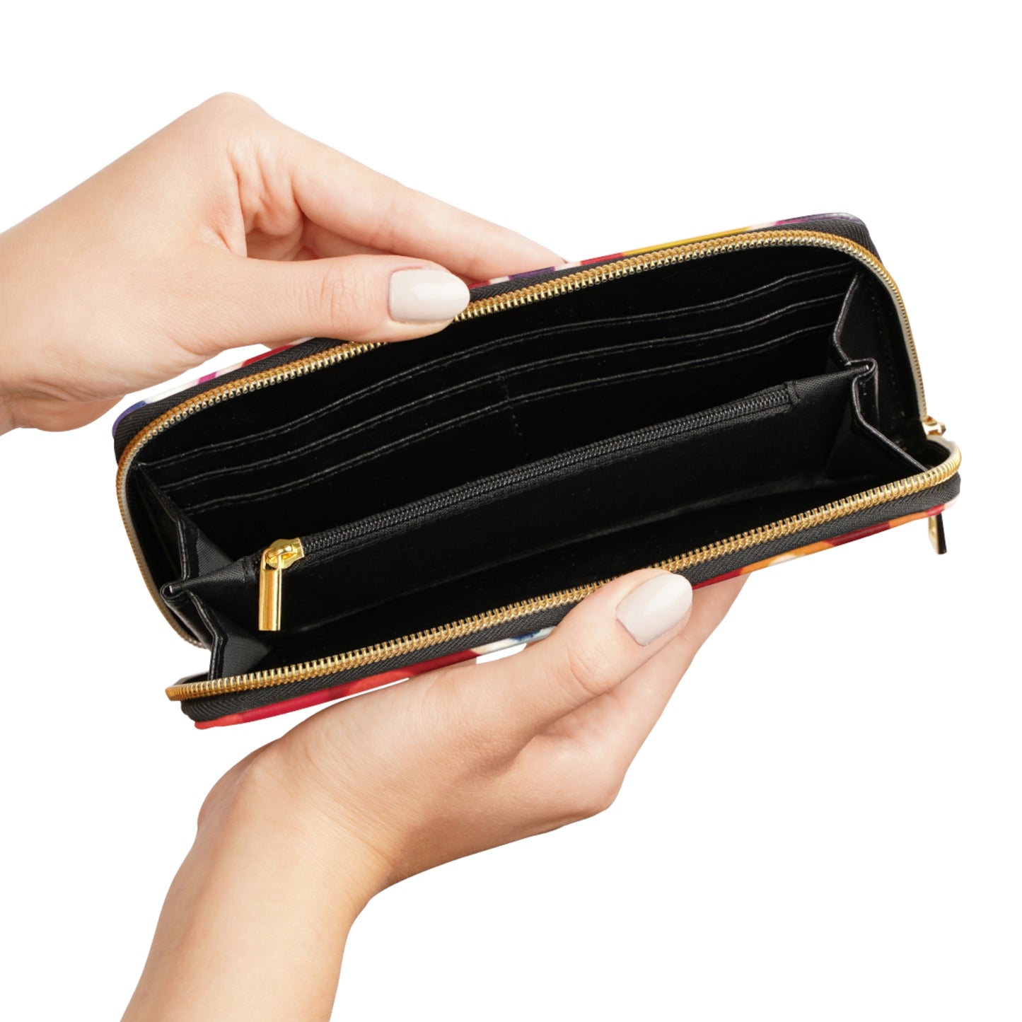 Flower Patch Zipper Wallet by Brigg Evans Design