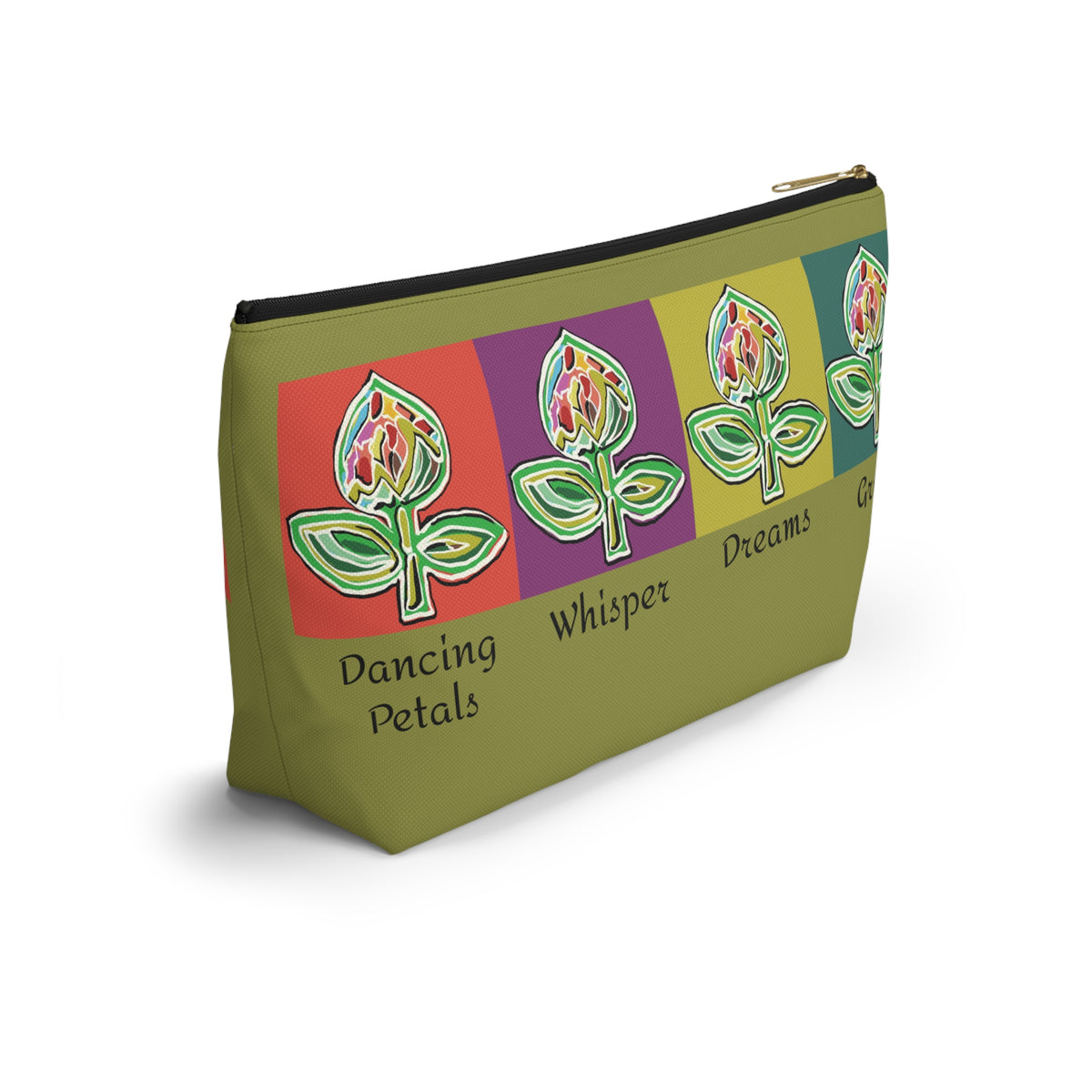 “Artful Carry: Brigg Evans Serti-Batik Pouches & Clutches” - Petals