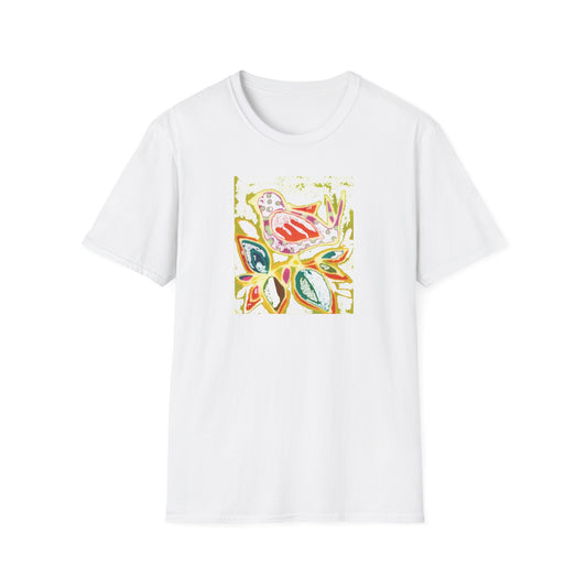 Brigg Evans Design Burnout Batik Design Tee - Bird_Lgt Wgt