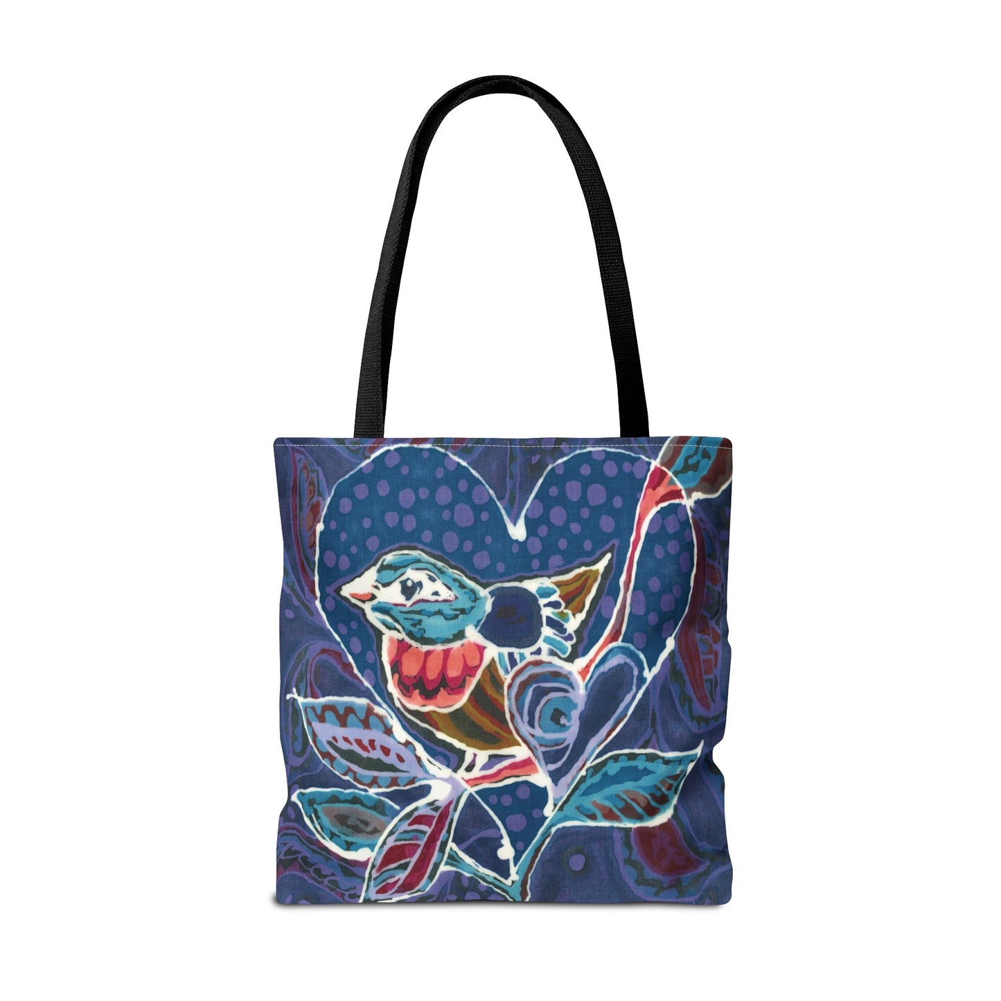 "Love Bird Blue" by Brigg Evans Design - Tote Bag (AOP)