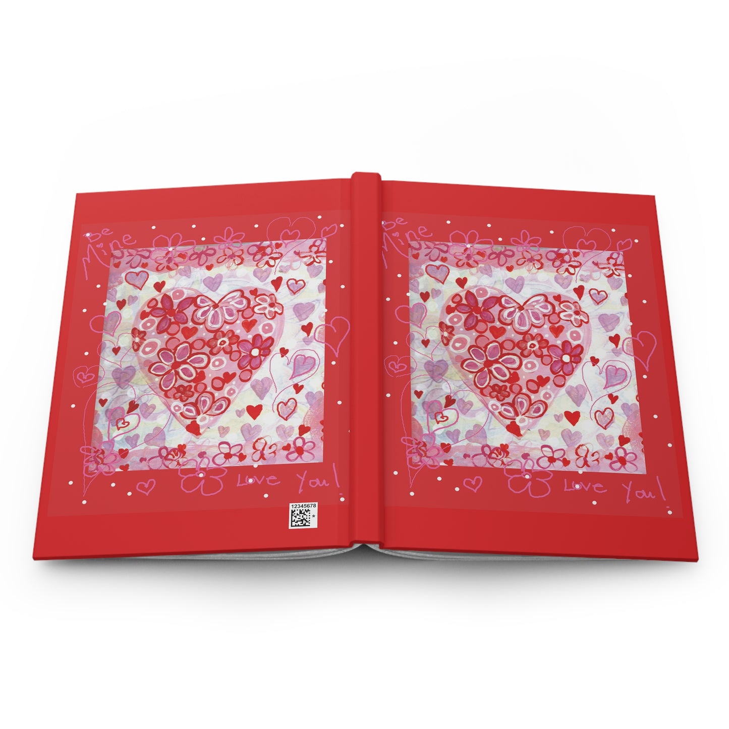 Brigg Evans Design Hardcover Journal Matte - Be My Valentine