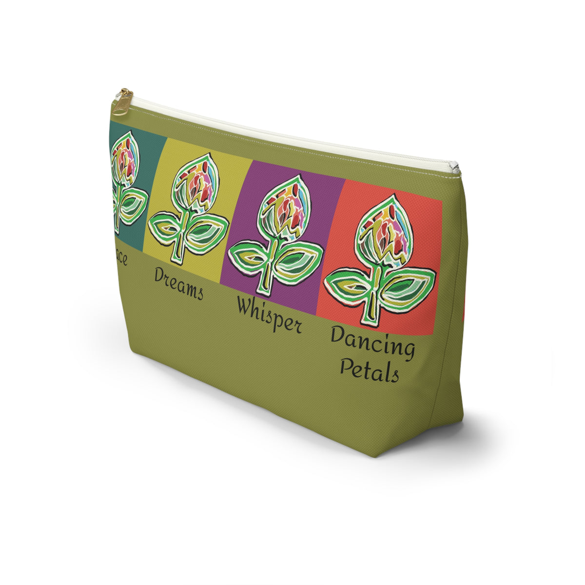 “Artful Carry: Brigg Evans Serti-Batik Pouches & Clutches” - Petals