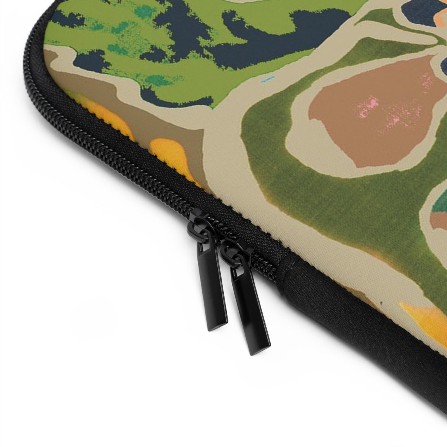 "Art Meets Tech: 13 inch " Serti Batik Laptop Sleeve" - Blossom