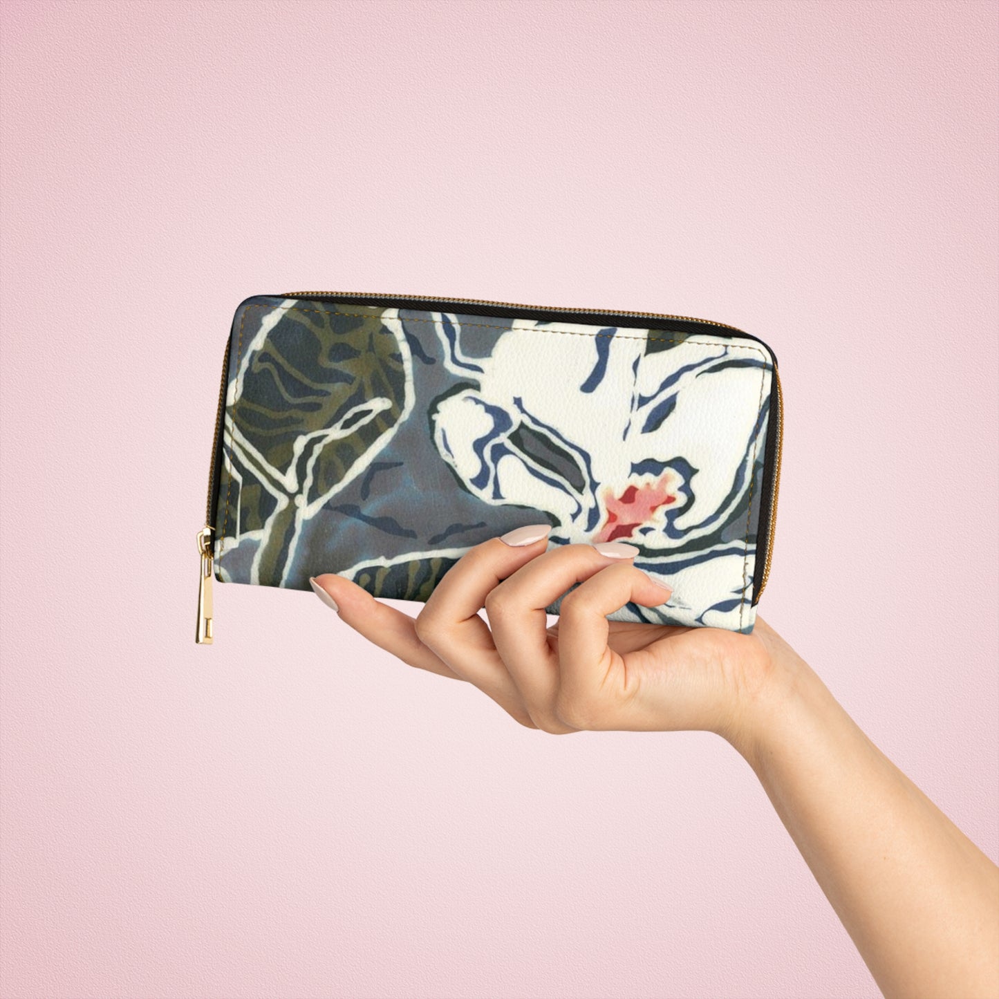 Magnolia Zipper Wallet by Brigg Evans Design